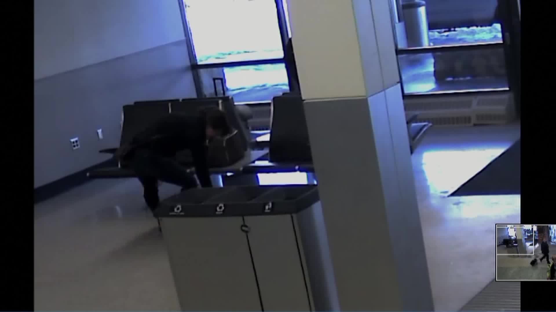 Des Moines Airport ring theft surveillance 12-9-13
