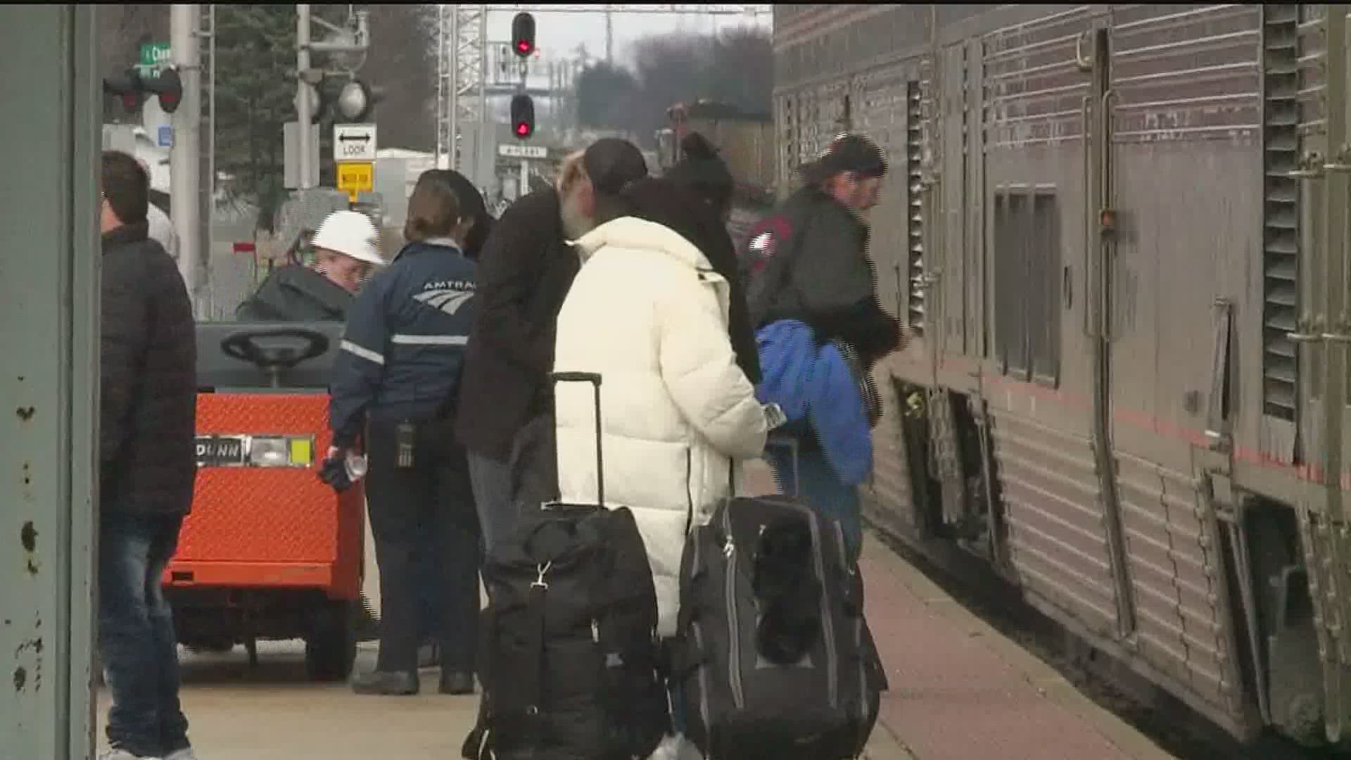 Amtrak is seeing a significant reduction in its ridership, but some travelers are still taking a chance to travel by train.