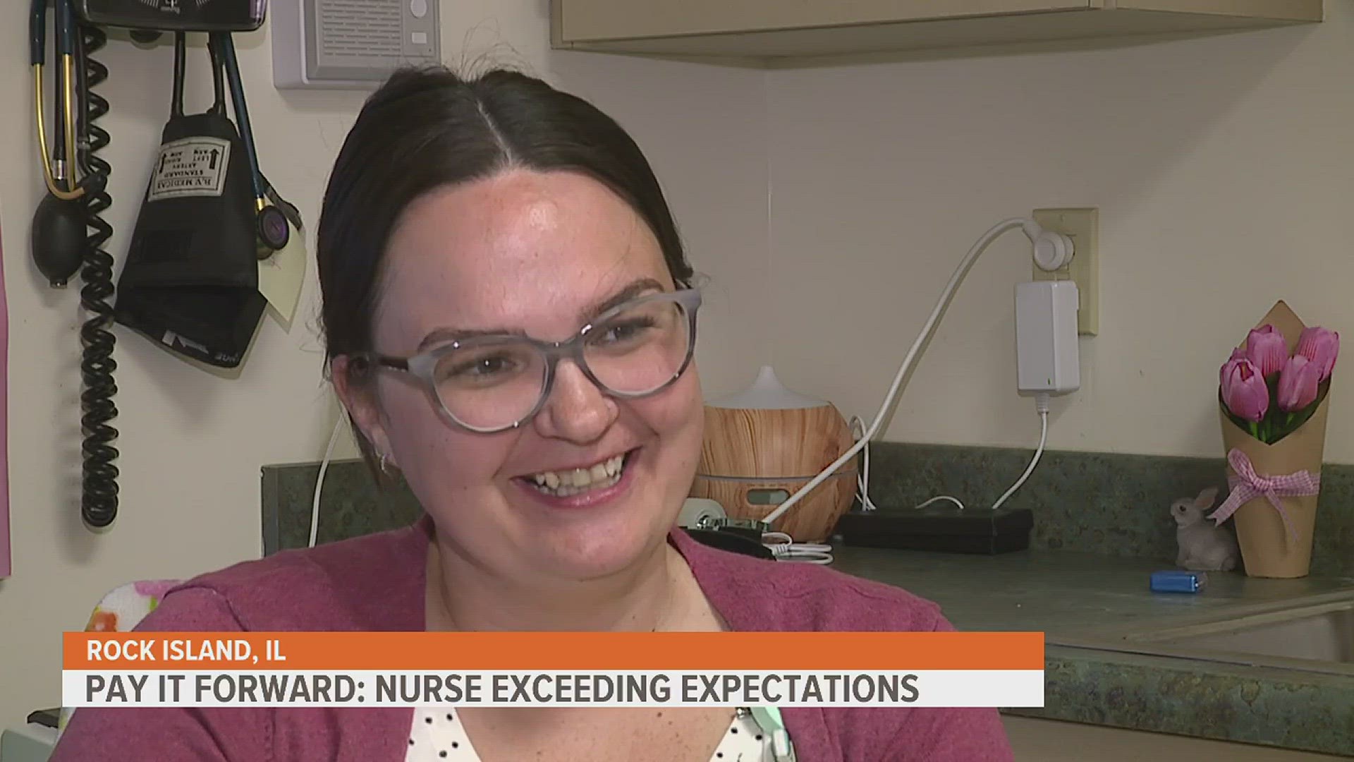 During Nurse's Appreciation Week, News 8 is honoring Heather McCarty with the Pay It Forward Award for helping her students outside of the school bell ringing.