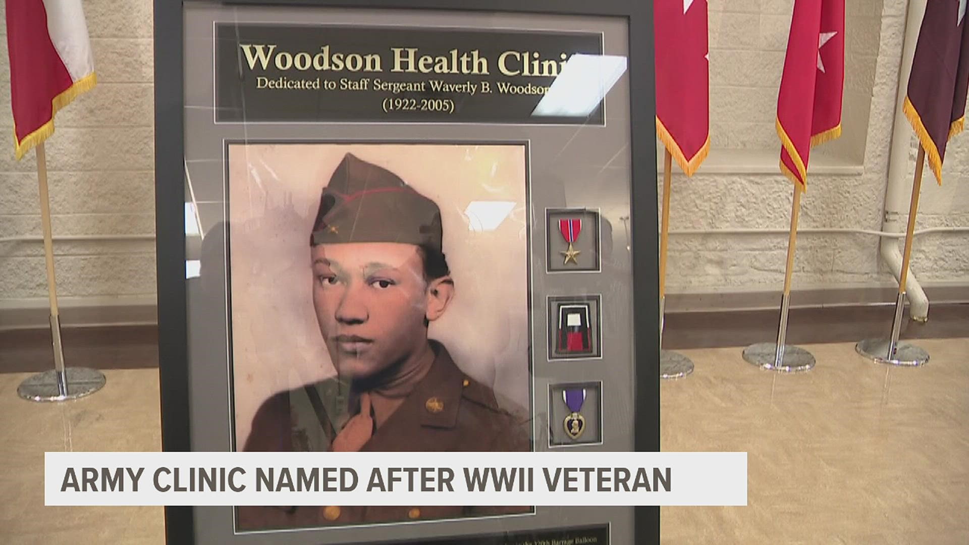 Despite being wounded while storming Normandy Beach on D-Day, Woodson helped other wounded soldiers and rescued three from drowning.