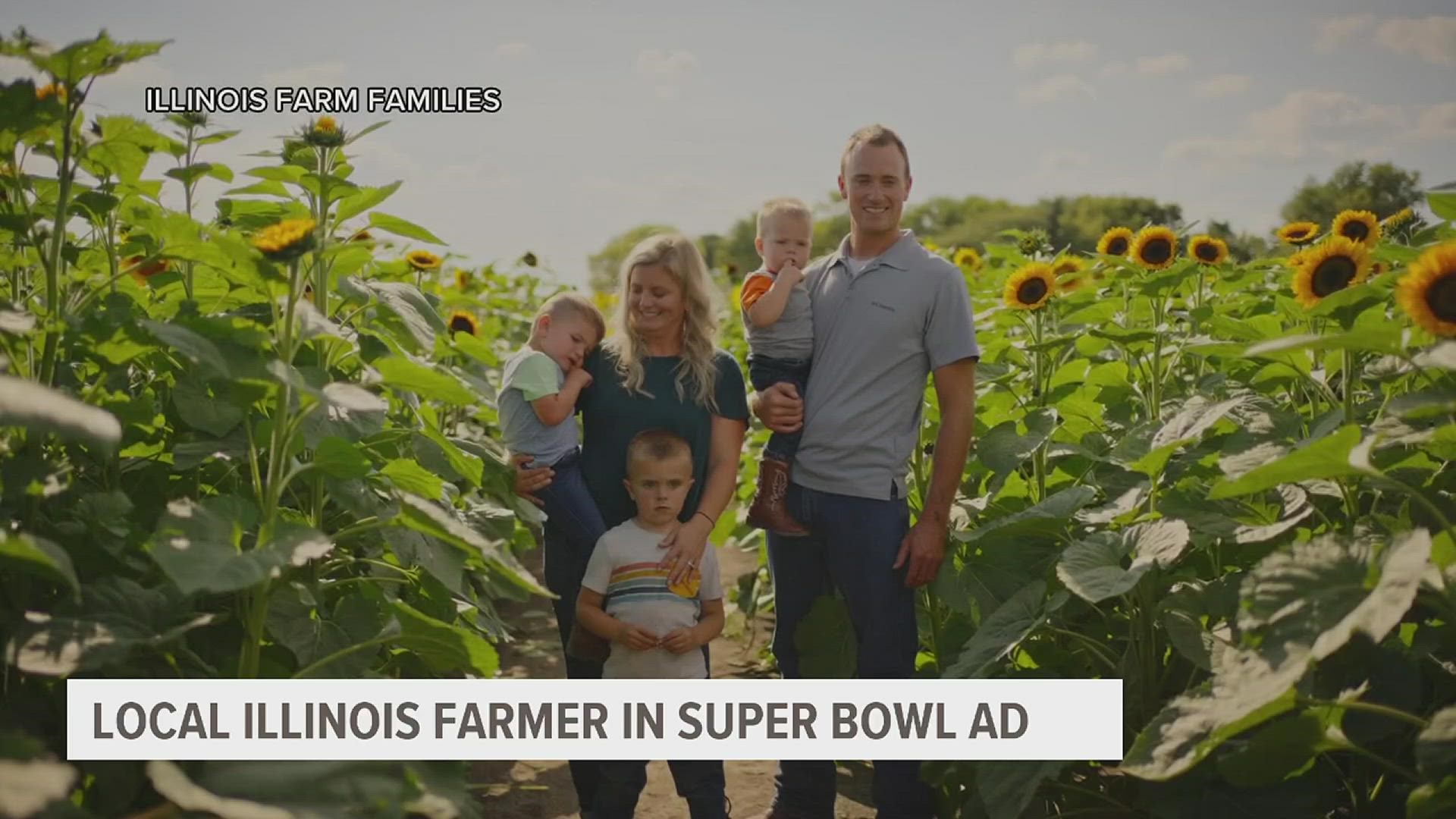 As the big game approaches, this Quad Cities area family from Viola is starring in a Super Bowl commercial highlighting Illinois farmers.