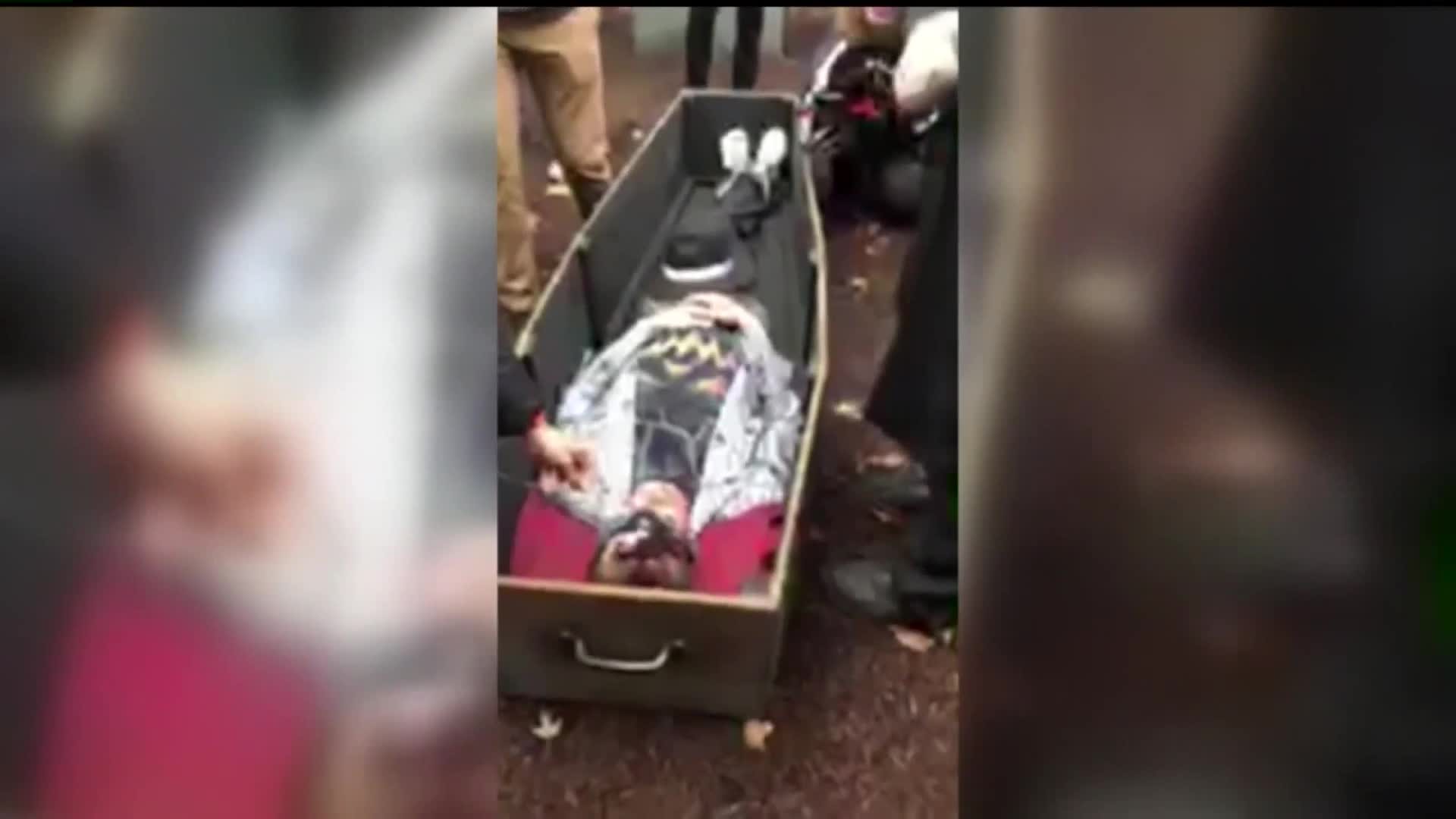 Why this vampire enthusiast laid in a coffin for 30 hours