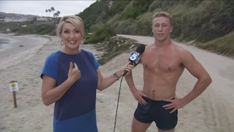 Reporter Drops Mic Chases Shirtless Aussie Hunk On Live TV Wqad Com