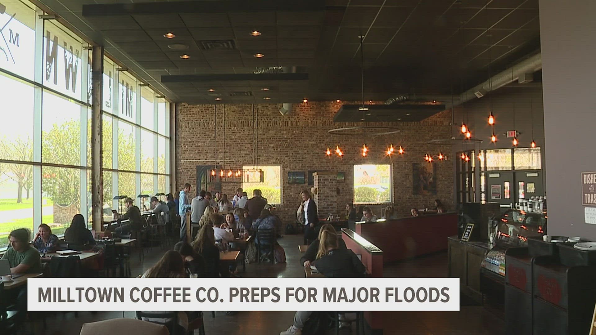 After being forced to close three times due to the historic flood of 2019, Milltown Coffee Co. now faces a similar threat as the Mississippi River is rising.