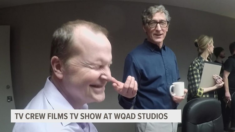 TV crews film new sitcom pilot at WQAD studios