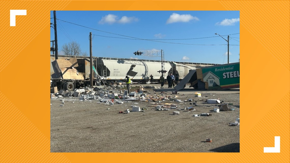 Train strikes semi truck in Annawan - Vimarsana News