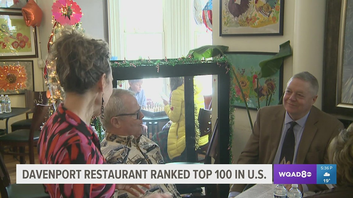 Davenport’s Cafe d’Marie named #36 in Yelp's top 100 places to eat