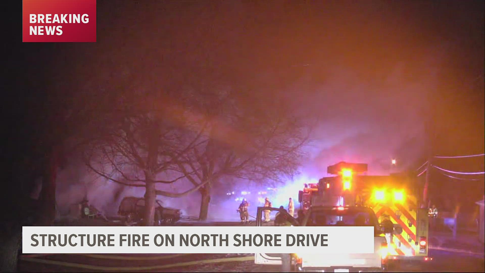Moline Fire Department was called to North Shore Drive early Friday morning for a fire.