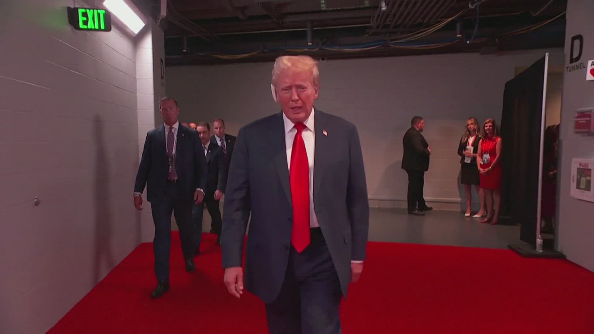 Days after being shot on stage, former President Trump appeared at the Republican National Convention. He later announced J.D. Vance as his vice presidential pick.