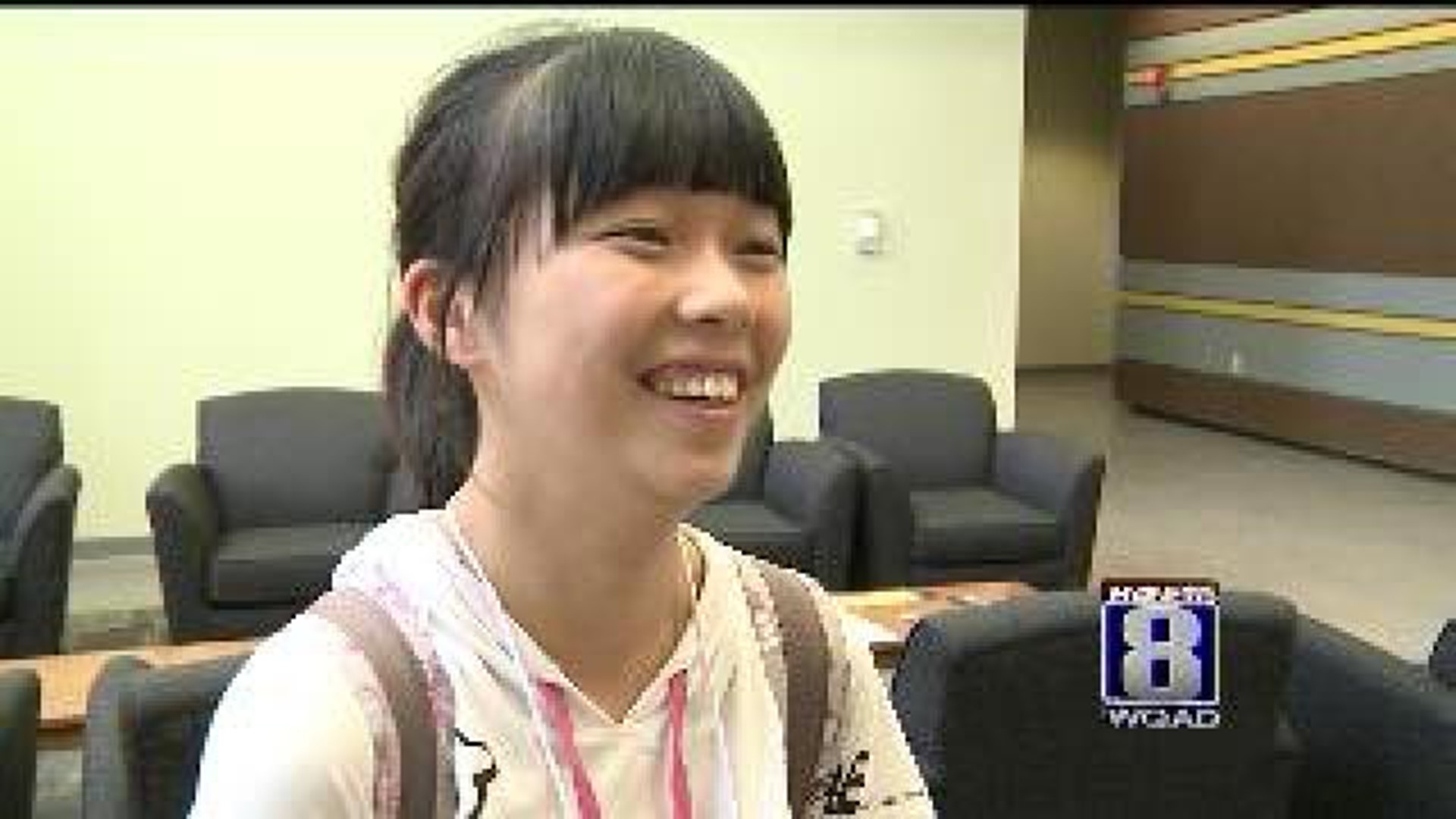 Chinese students visit our area