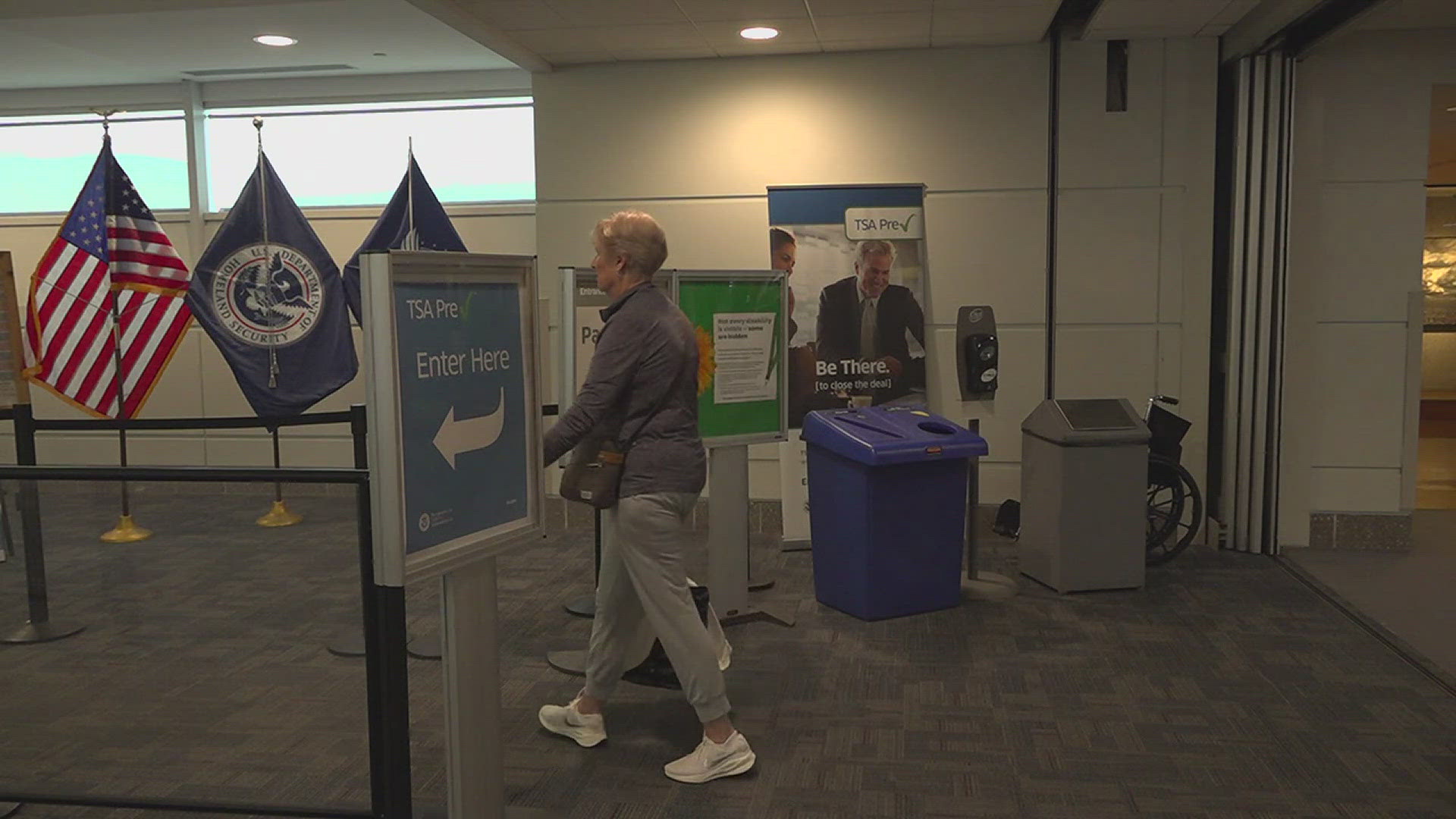 Airport officials recommend scheduling an appointment for their visit, but walk-ins are accepted.