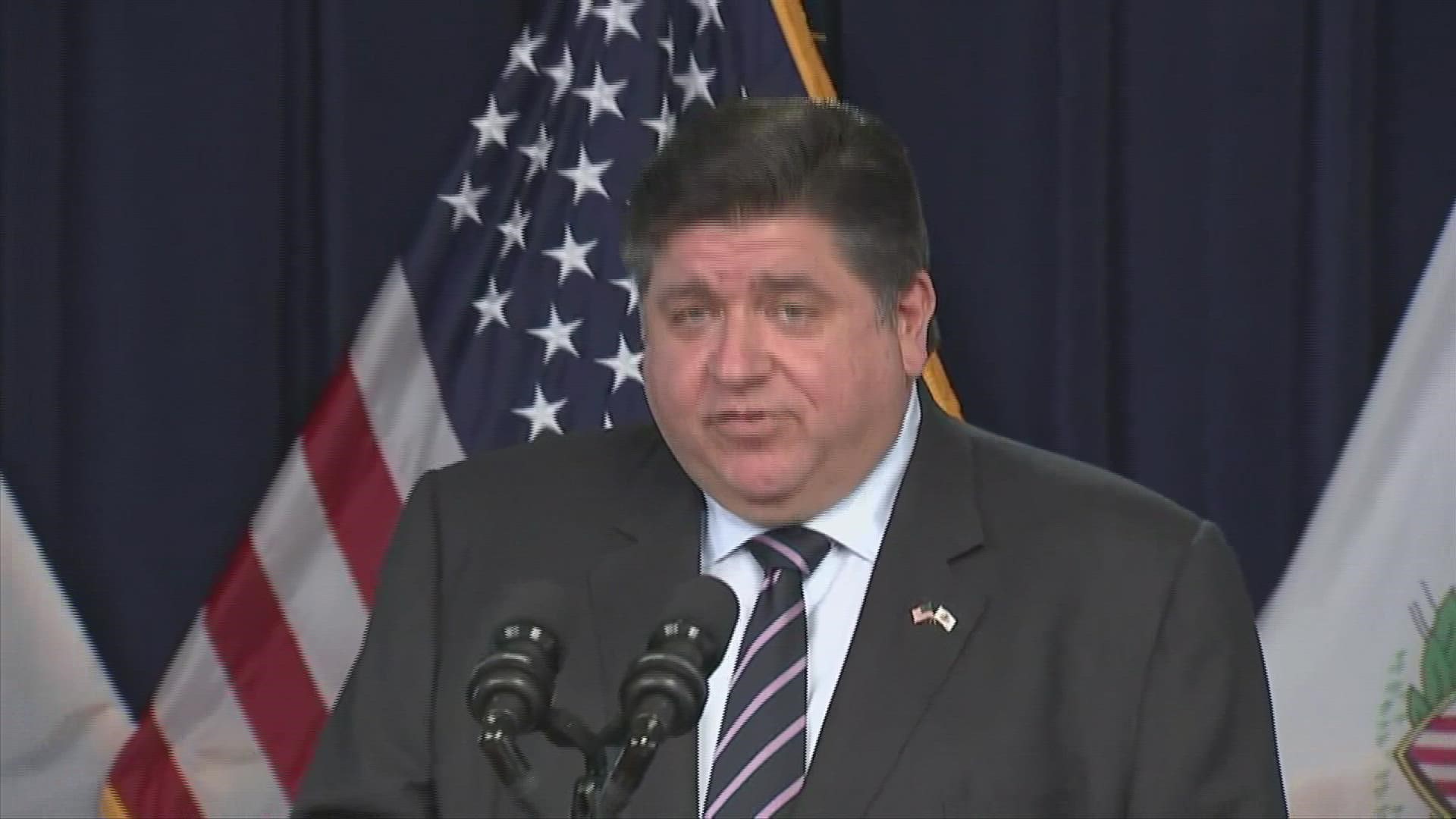 Gov. Pritzker gives an update Monday, Jan. 3 on the latest COVID-19 surge.