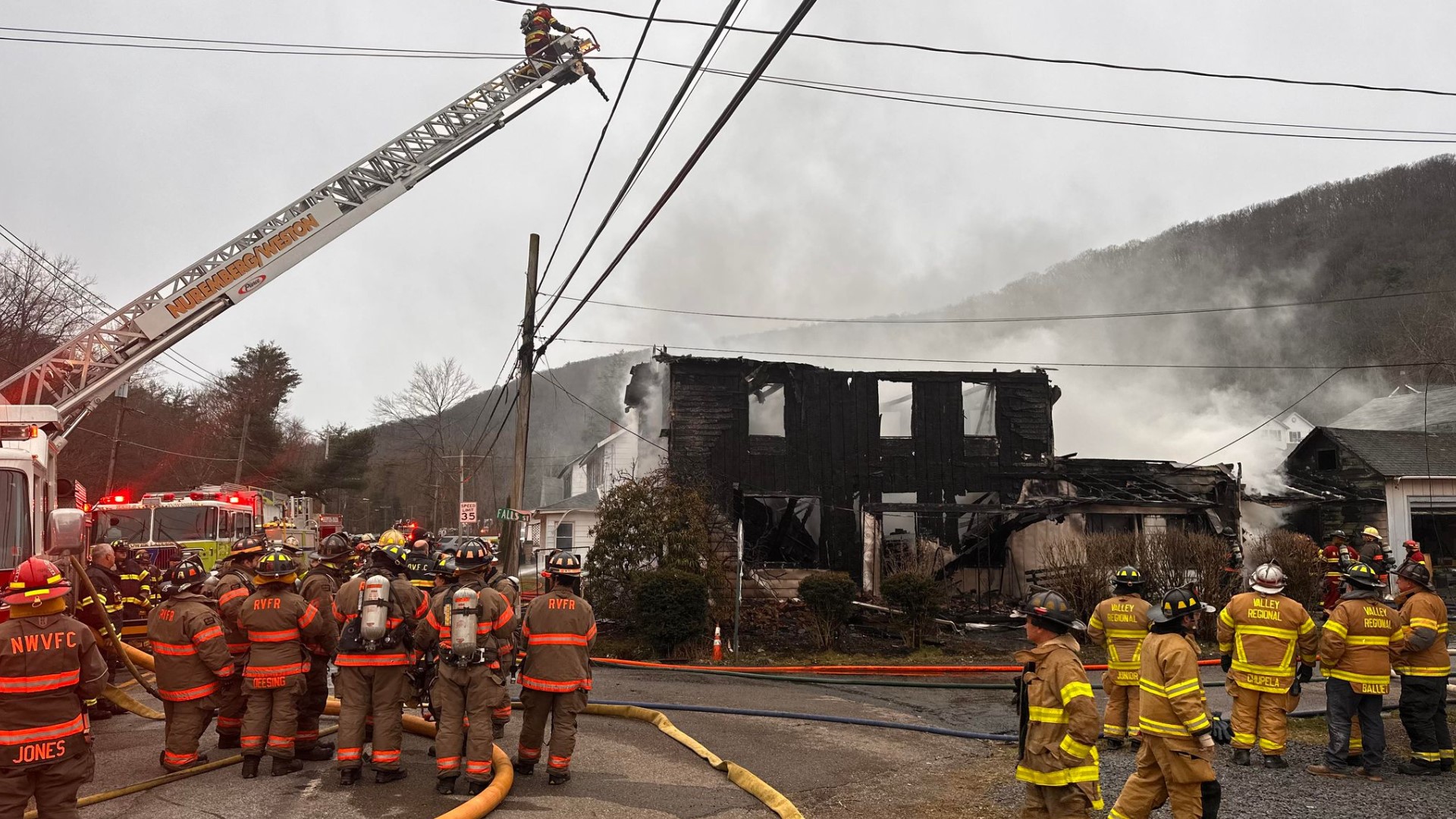 Two fires took place, one in western Pennsylvania killing at least five people. Another fire taking place just outside Philadelphia had no reported injuries.