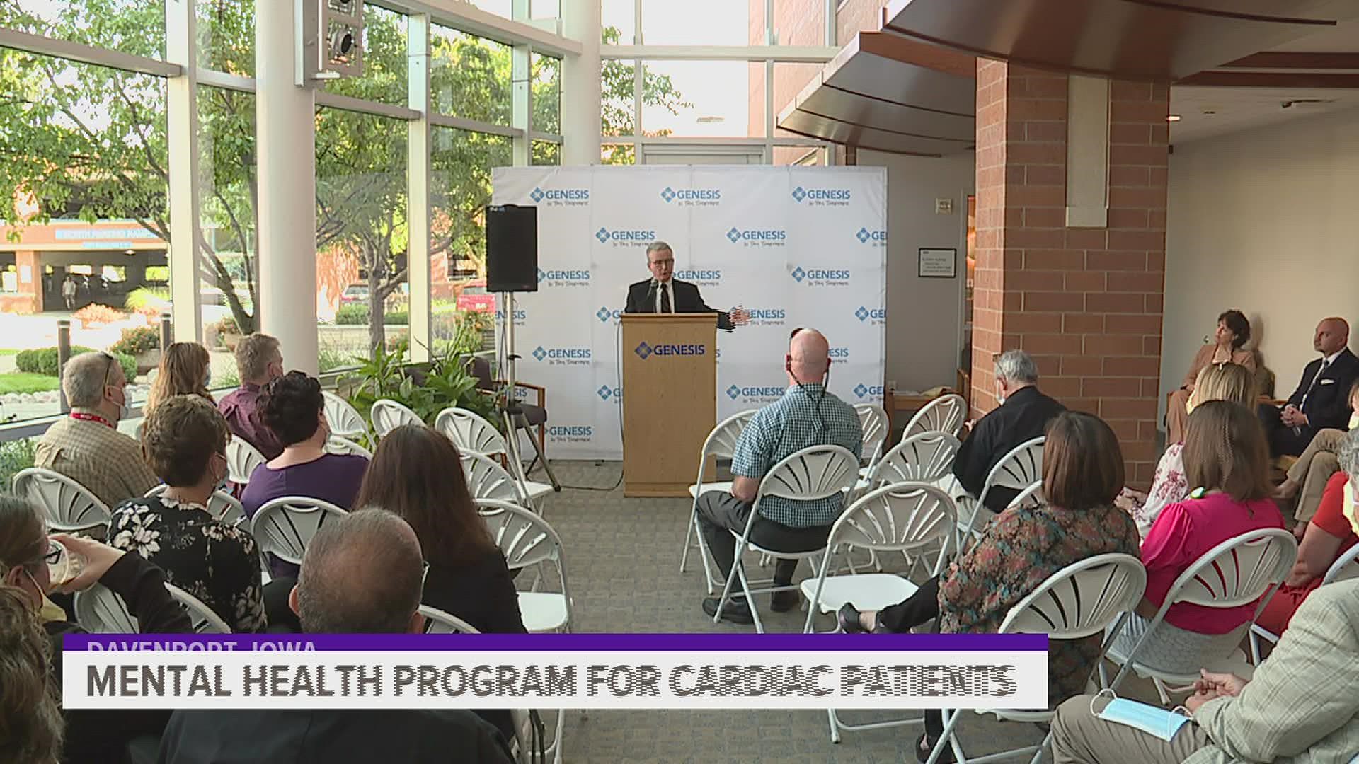 The program is designed to address the mental health concerns that cardiac patients encounter after a cardiac event, such as a heart attack.
