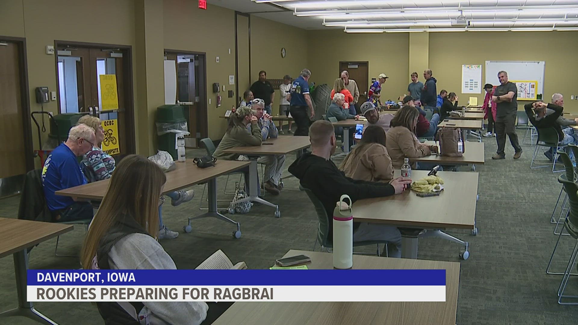 The 2024 RAGBRAI for Rookies was held at the Davenport Public Library.