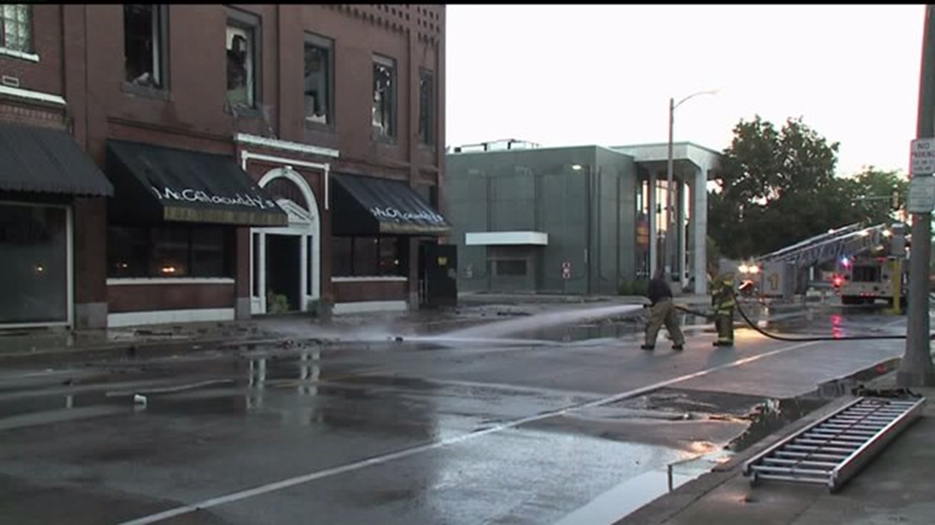 Fire breaks out at downtown Galesburg restaurant