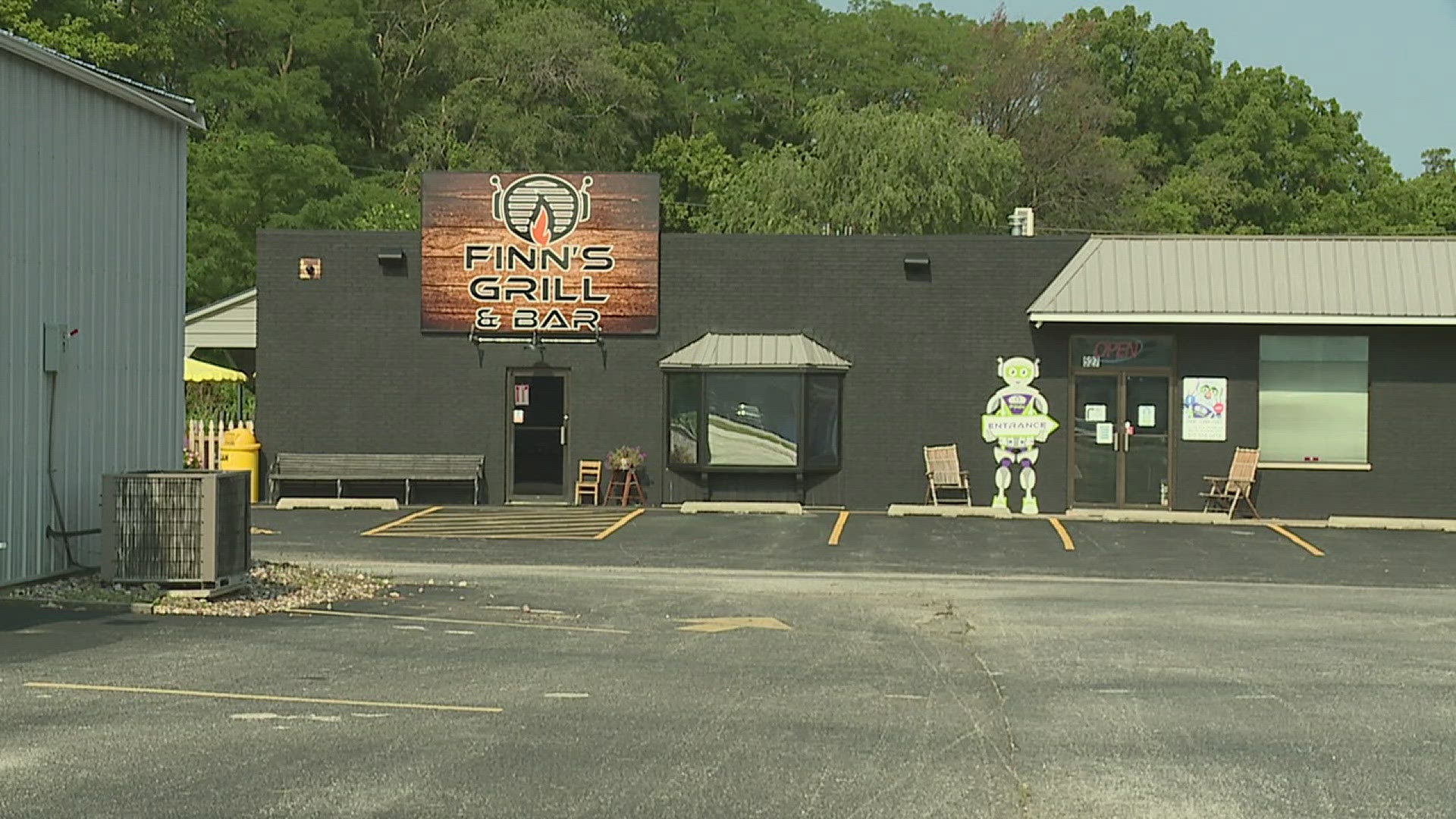 Patrick Poff, 40, was arrested by police on one count of burglary. Police believe Poff entered Finn's Fun Spot after an employee forgot to lock the door.