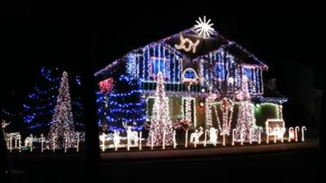 12 Viral Videos of Christmas 8 Light show dubstep