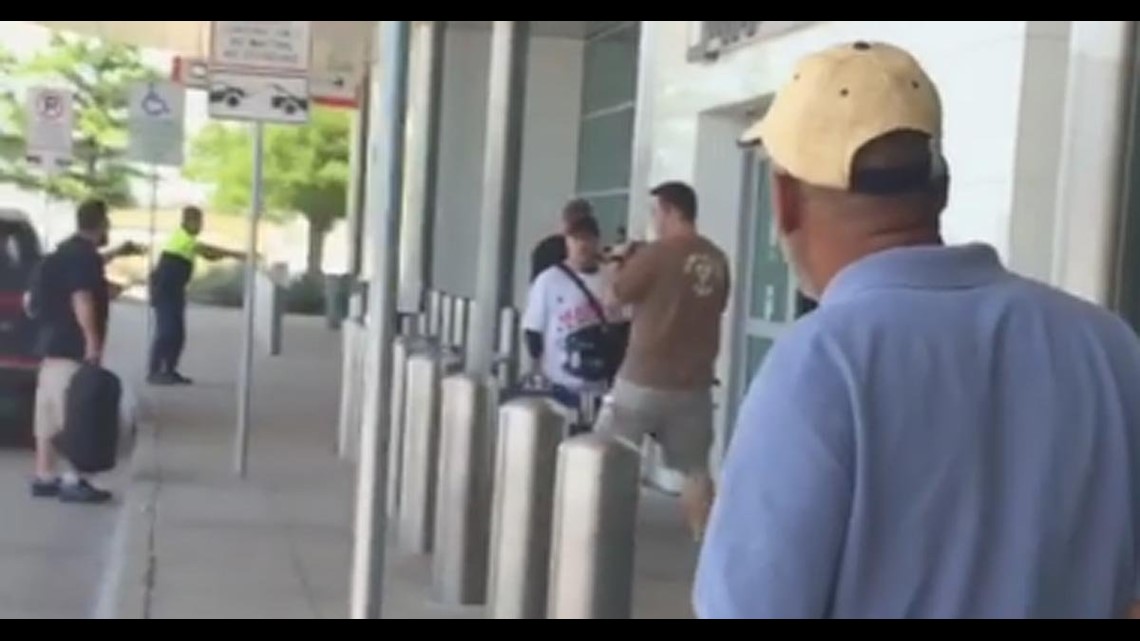 Shooting at Dallas Love Field Airport captured on video