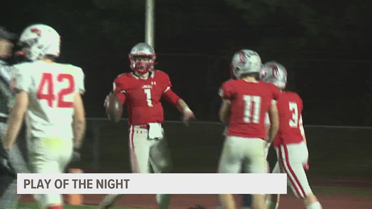 Week 10 Play of the Night | North Scott's Kyler Gerardy brings home a 72-yard touchdown