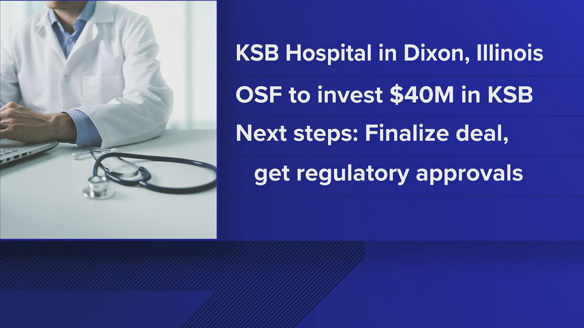 OSF says it plans to invest $40 million to renovate KSB.