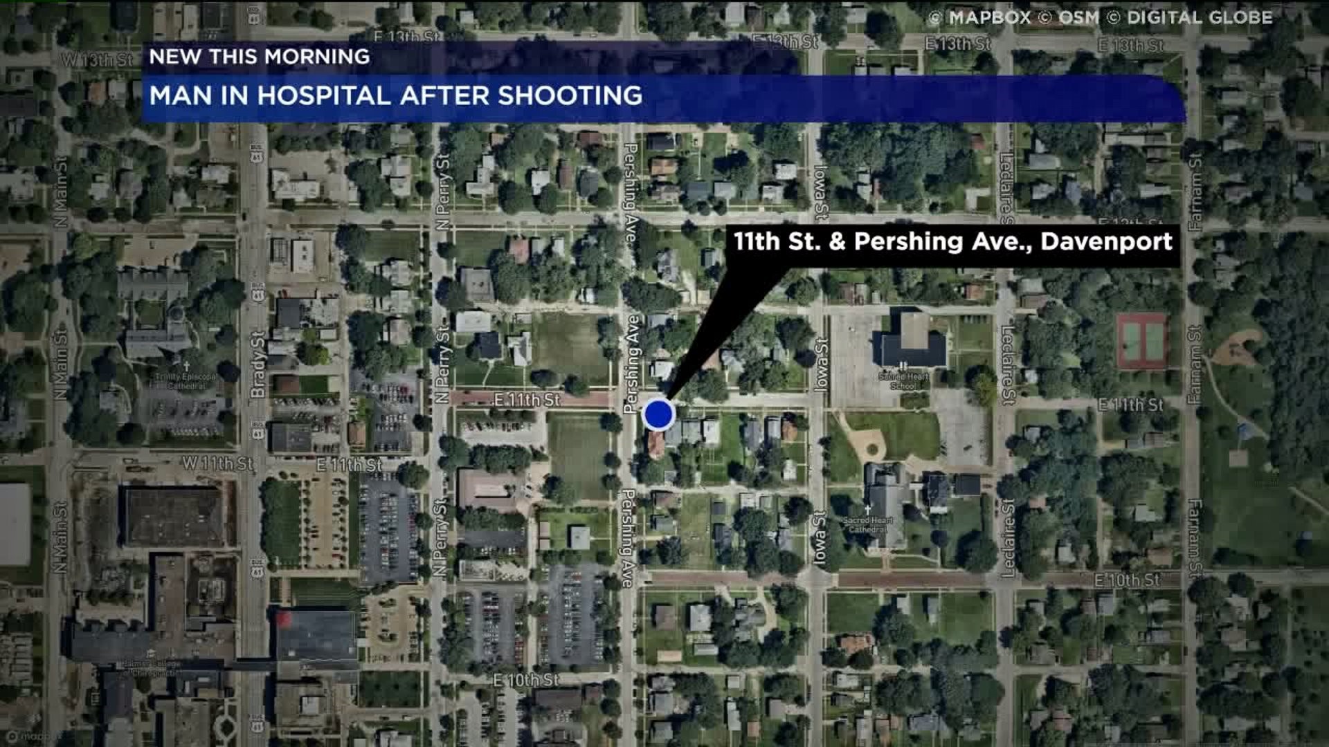 Man in Hospital After Shooting