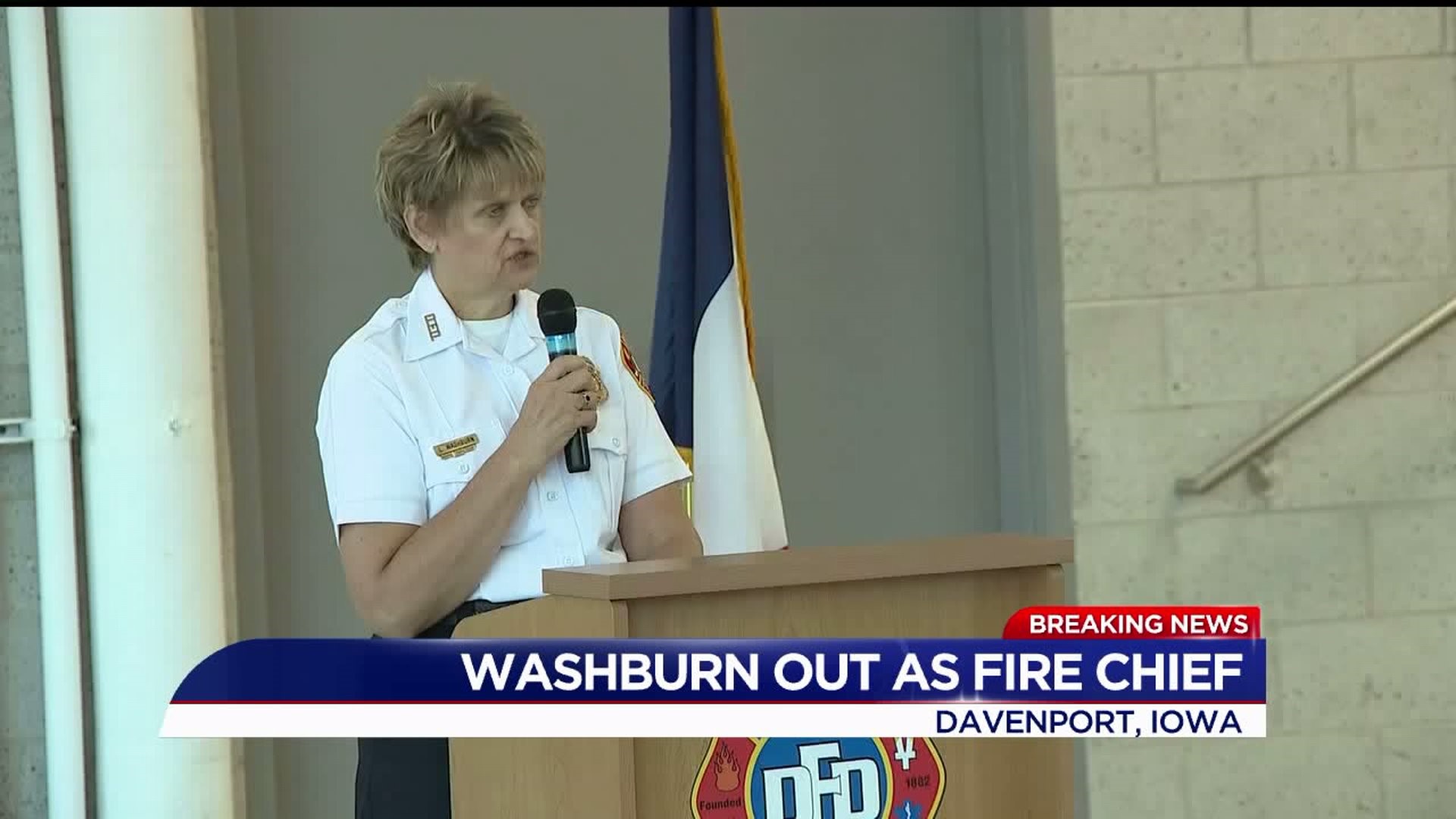 Washburn out as fire chief