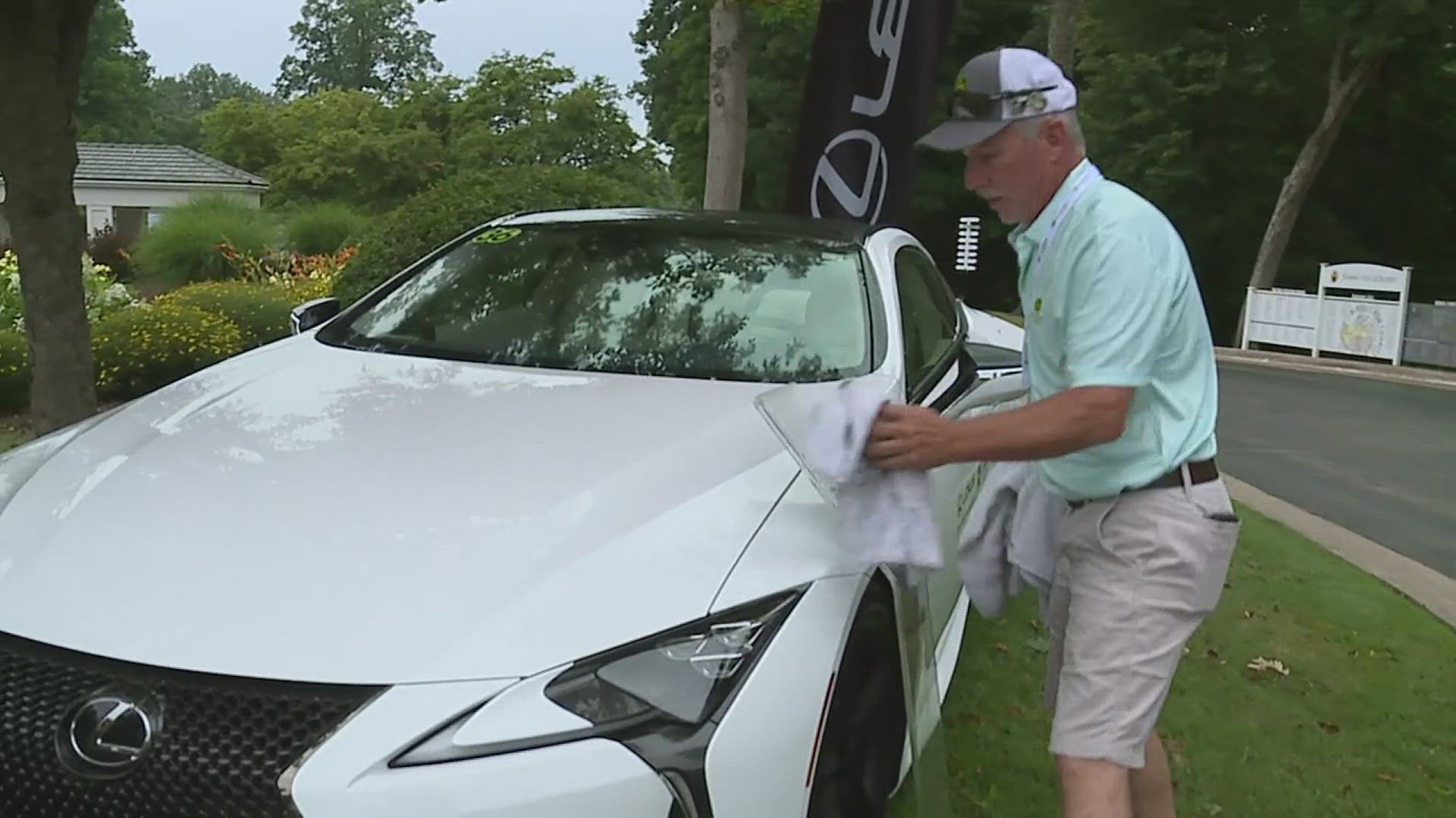 Lexus is the official vehicle of the PGA Tour.