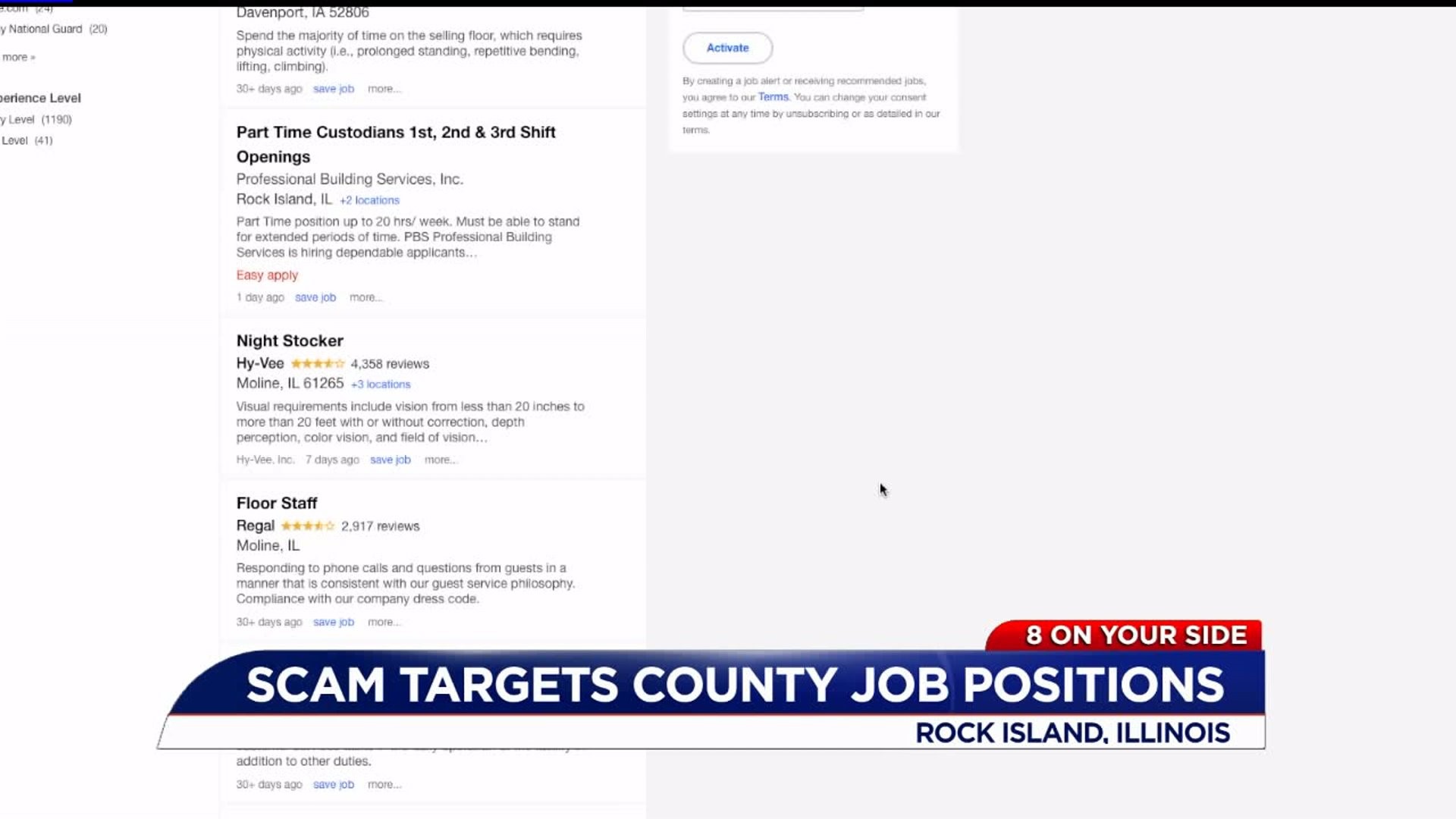 Scam targets Rock Island County job seekers