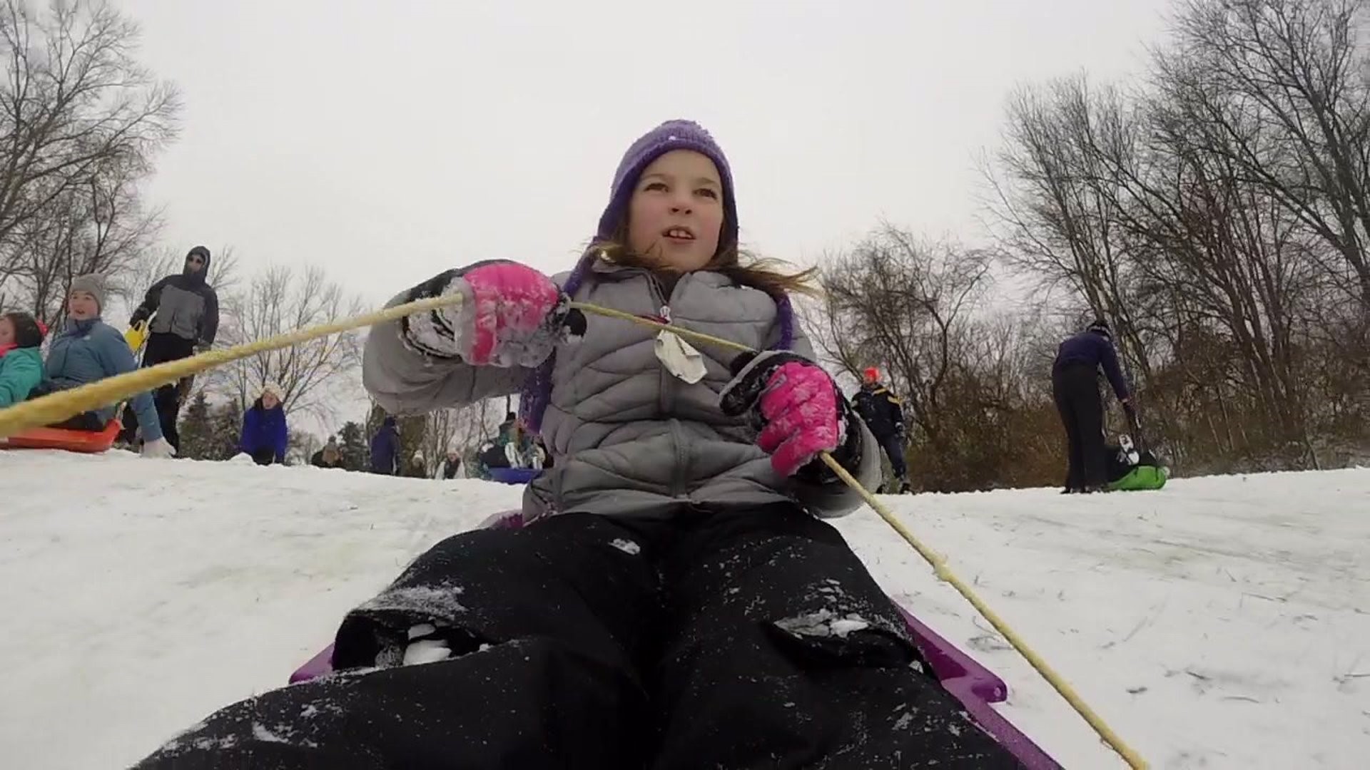 Bettendorf kids take advantage of first snow day of school year