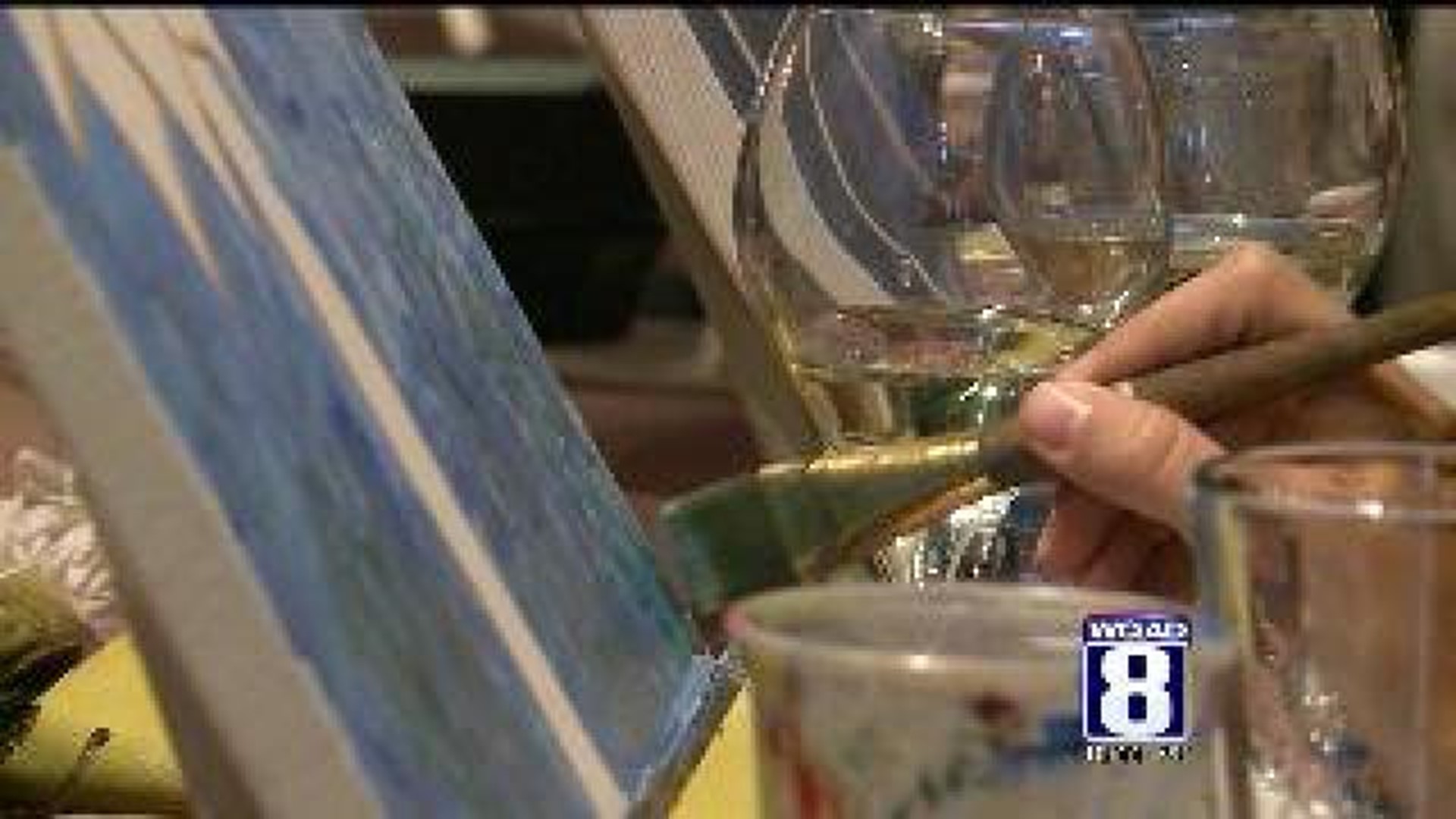 New night out combines wine and art lessons