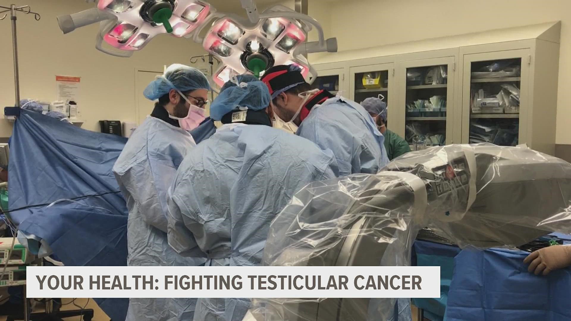 Doctors now have a less-invasive way of fighting testicular cancer.