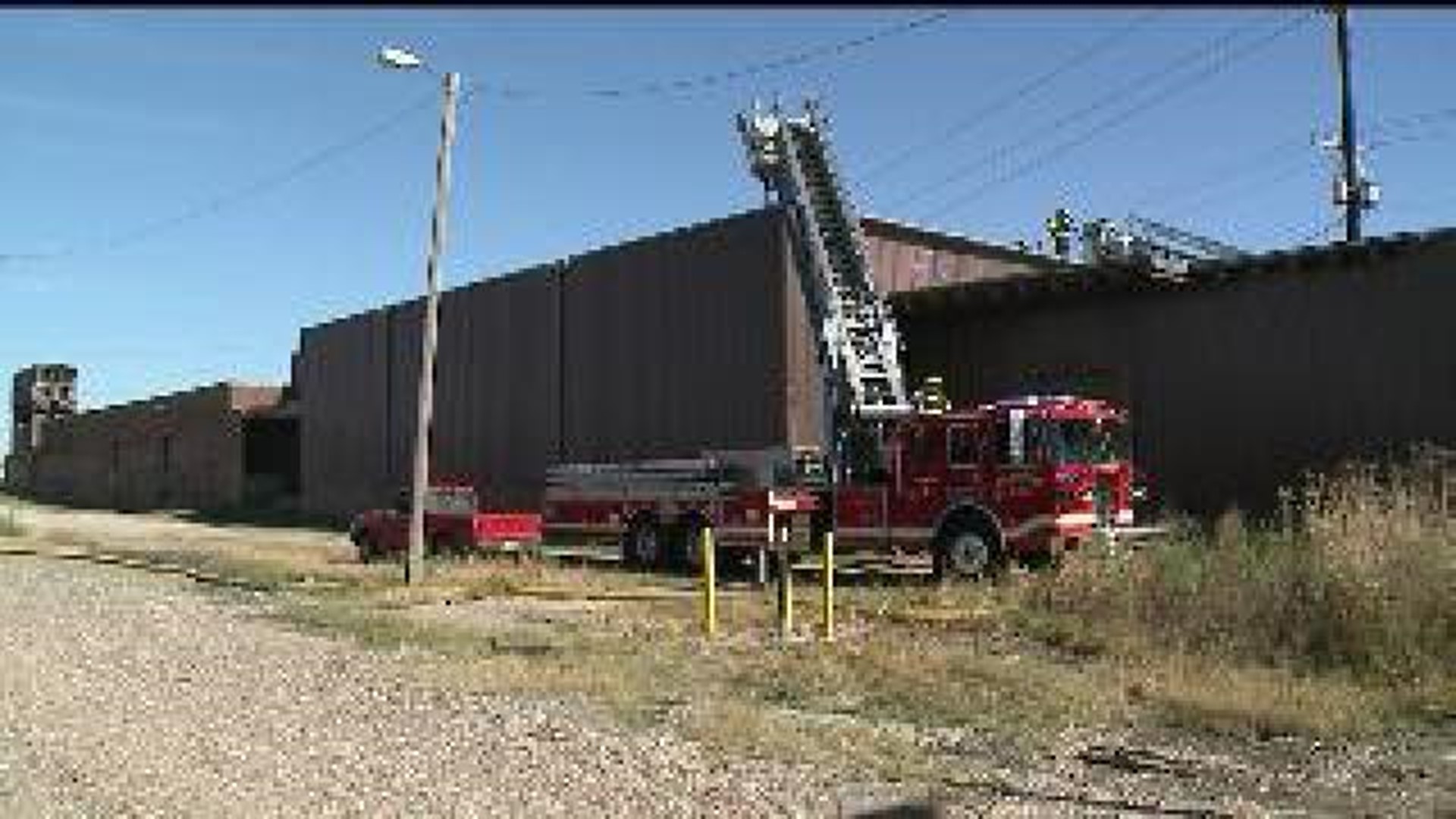 Warehouse damaged in Davenport fire