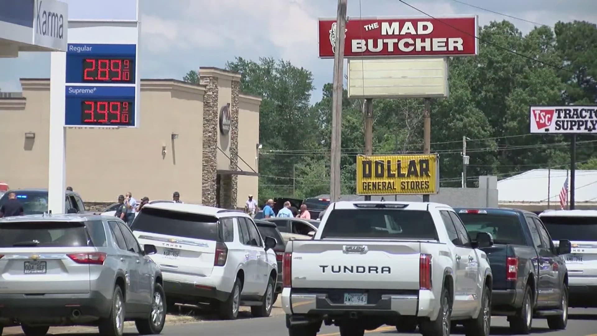 Nine other people were injured at the scene after a gunman opened fire in a grocery store. The suspect has been arrested and can face the death penalty.