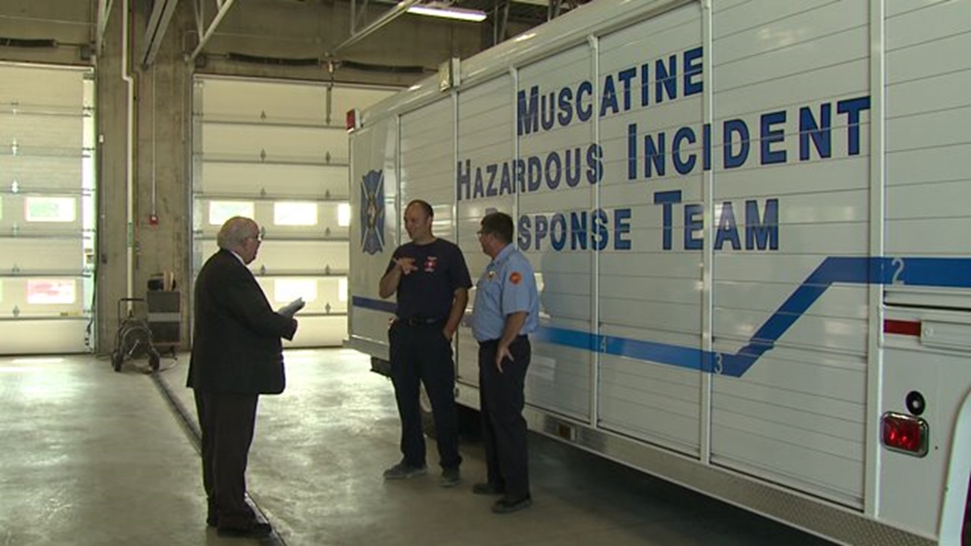 Muscatine Firefighters return from avian flu hazmat