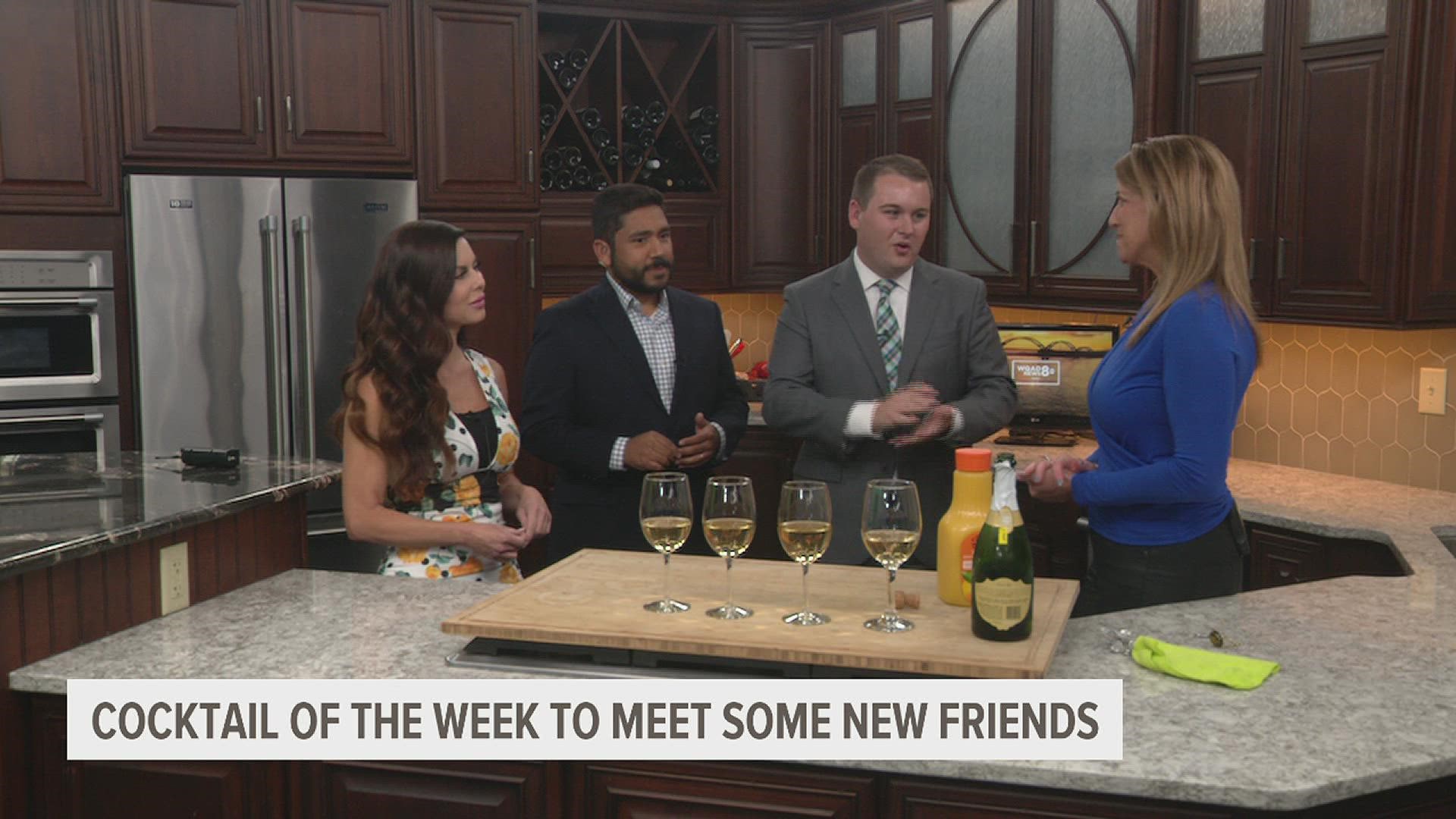 We're introducing you to WQAD's newest faces, Ann Sterling and Jon Diaz, over some mimosas!