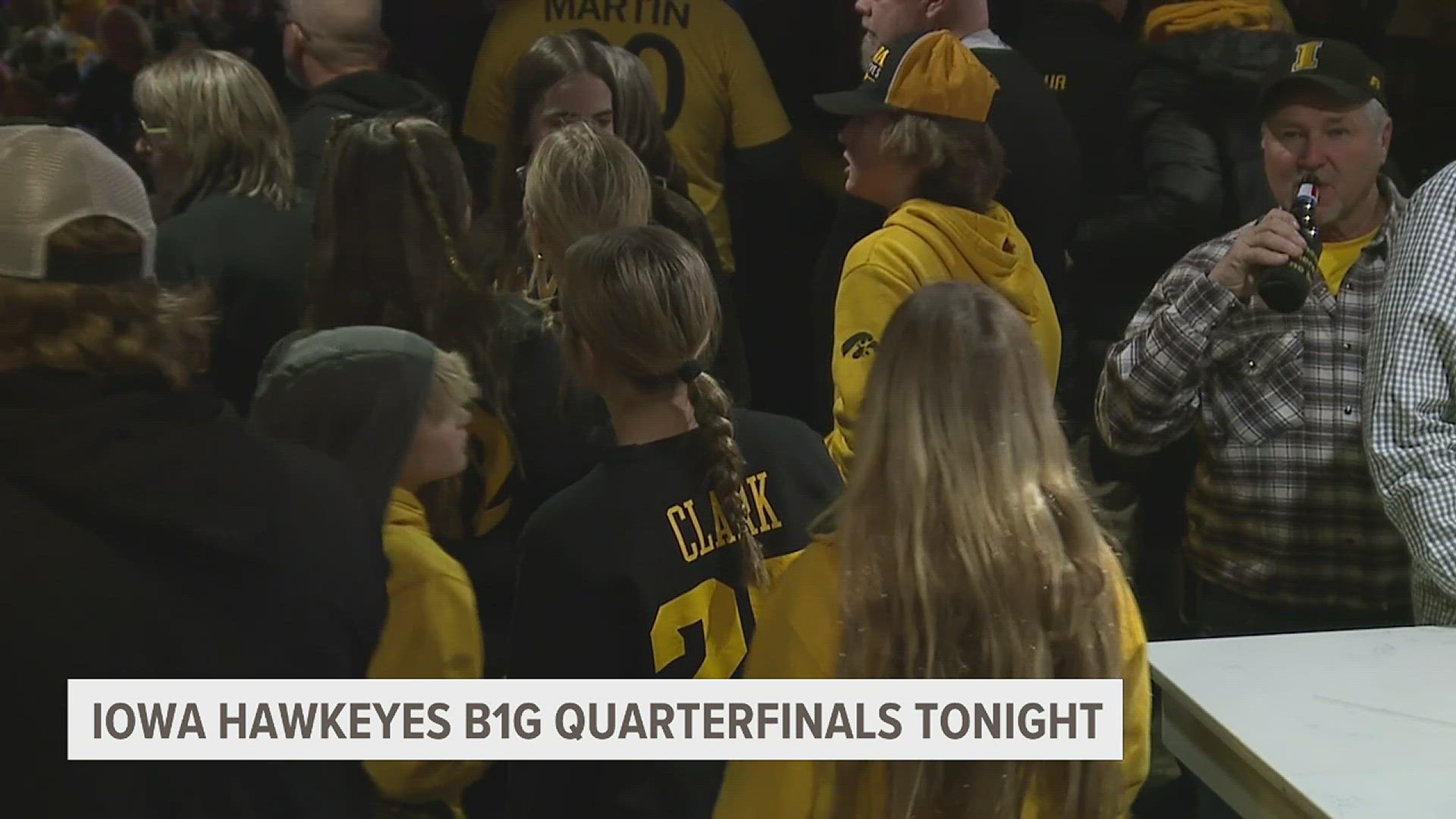 Fans have flocked to Minneapolis for a chance to watch Caitlin Clark and the rest of the Hawkeyes defend their championship title.