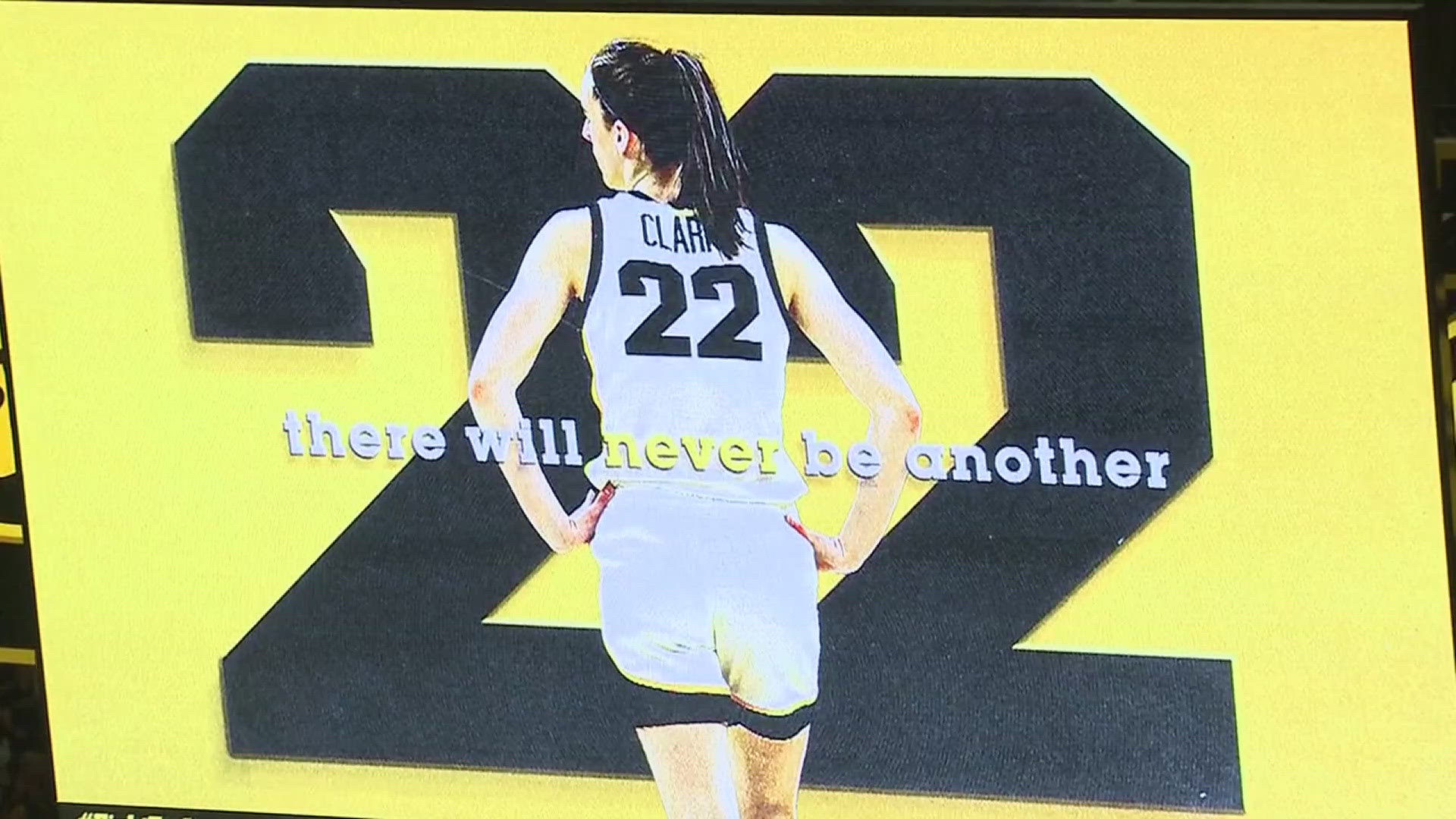 Clark will watch her former team face off against USC as her legacy gets immortalized in the rafters inside Carver-Hawkeye Arena.