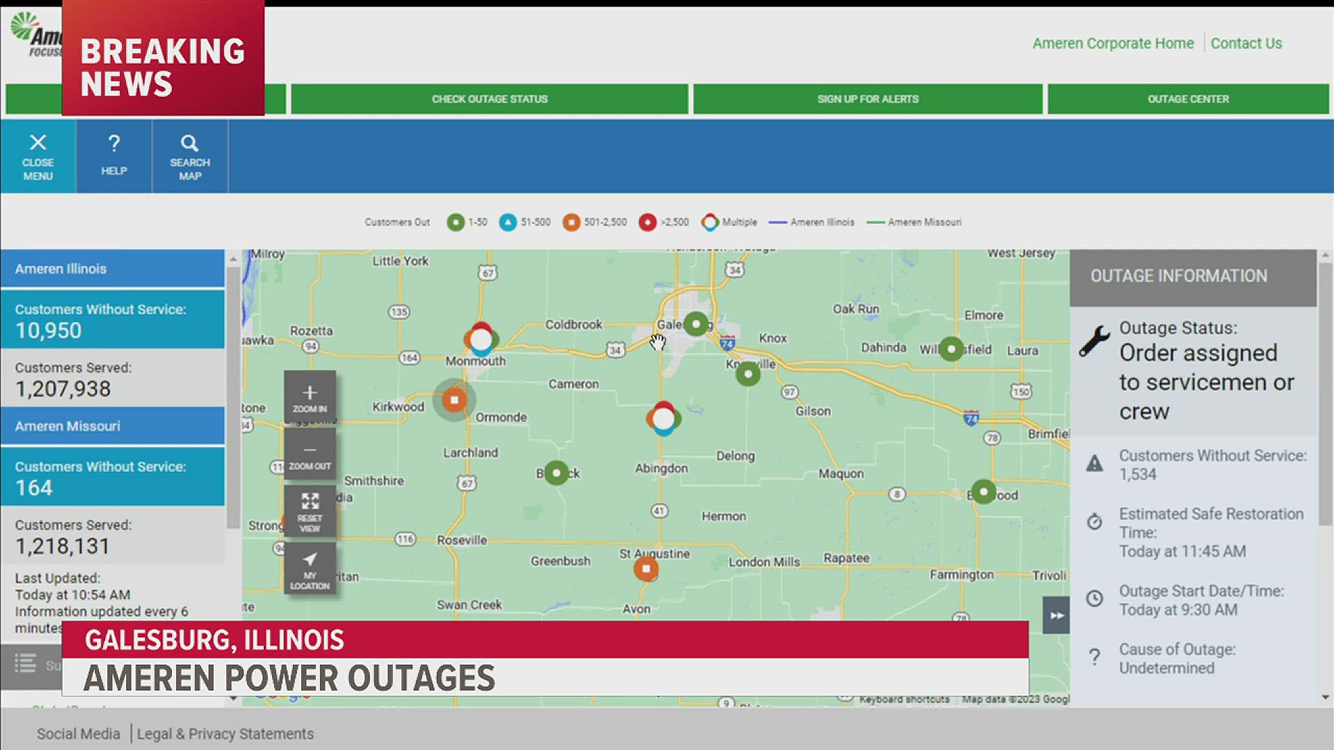 Power Outages Affect Gaurg