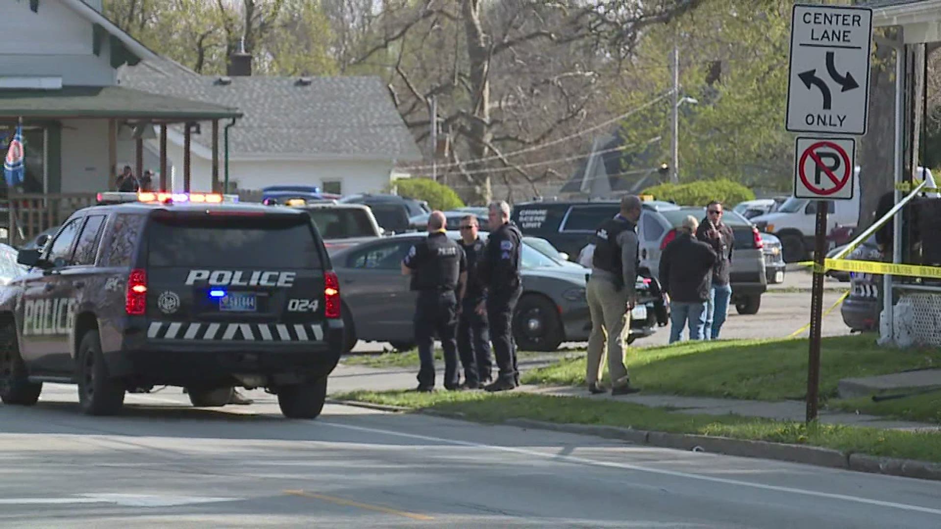 Police confirmed there was a shooting in a residential part of Marquette Street in Davenport Thursday, April 22.