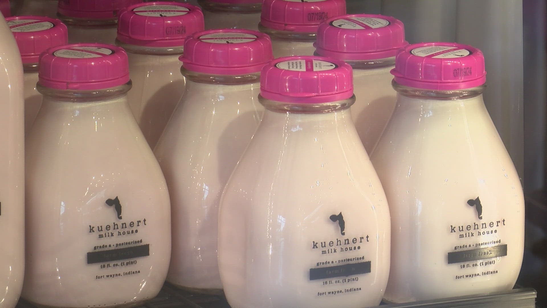 Kuenert Dairy in Fort Wayne family says they hope to have fresh dairy products on delivery trucks within the next three months.