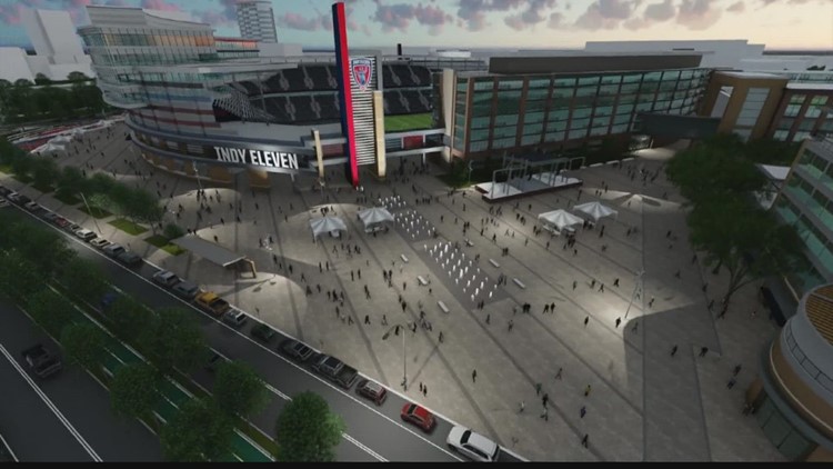 Indy Eleven unveil plans for downtown soccer stadium, park
