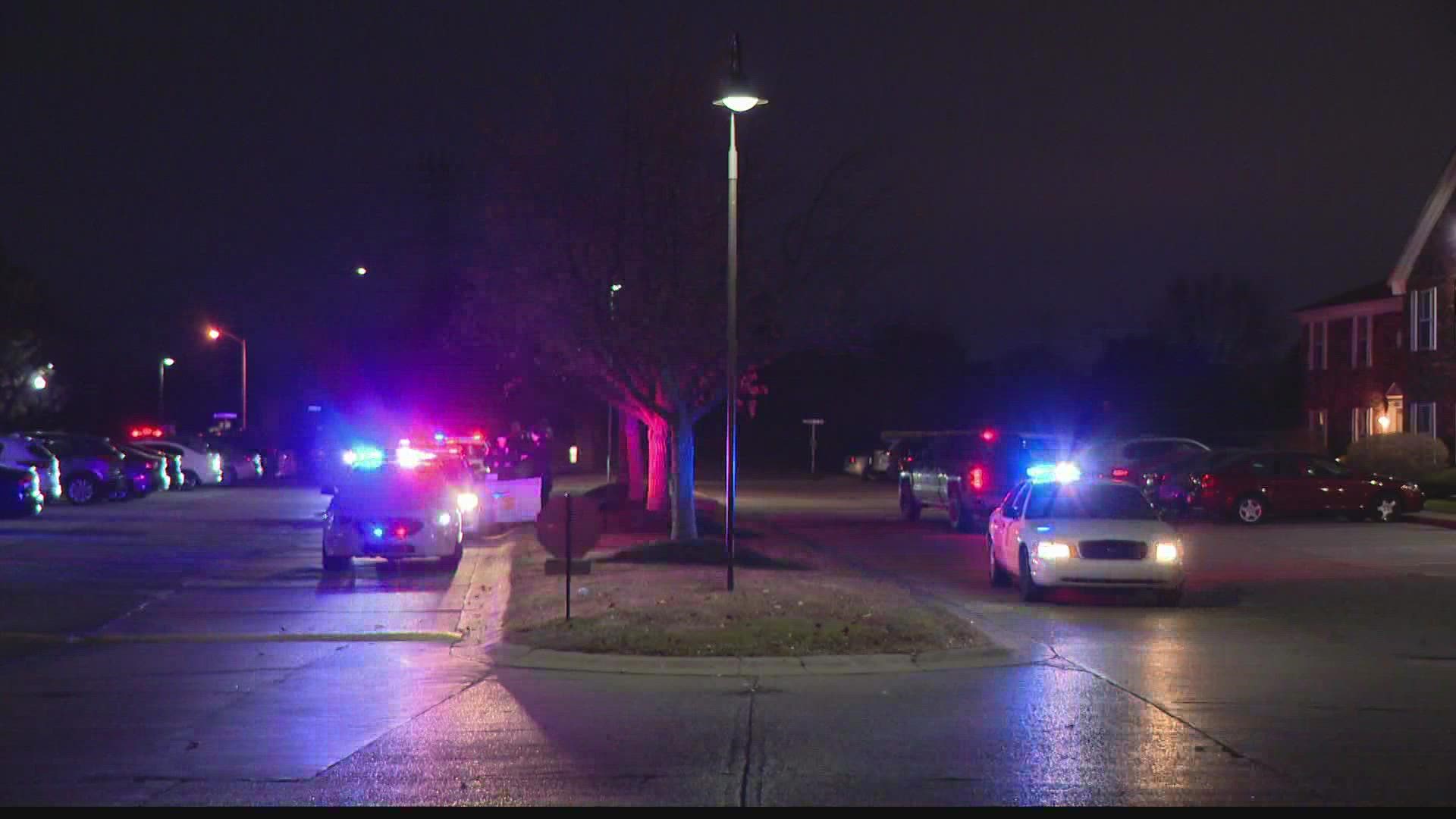A woman is in custody after two people were shot, one fatally, Thursday evening.