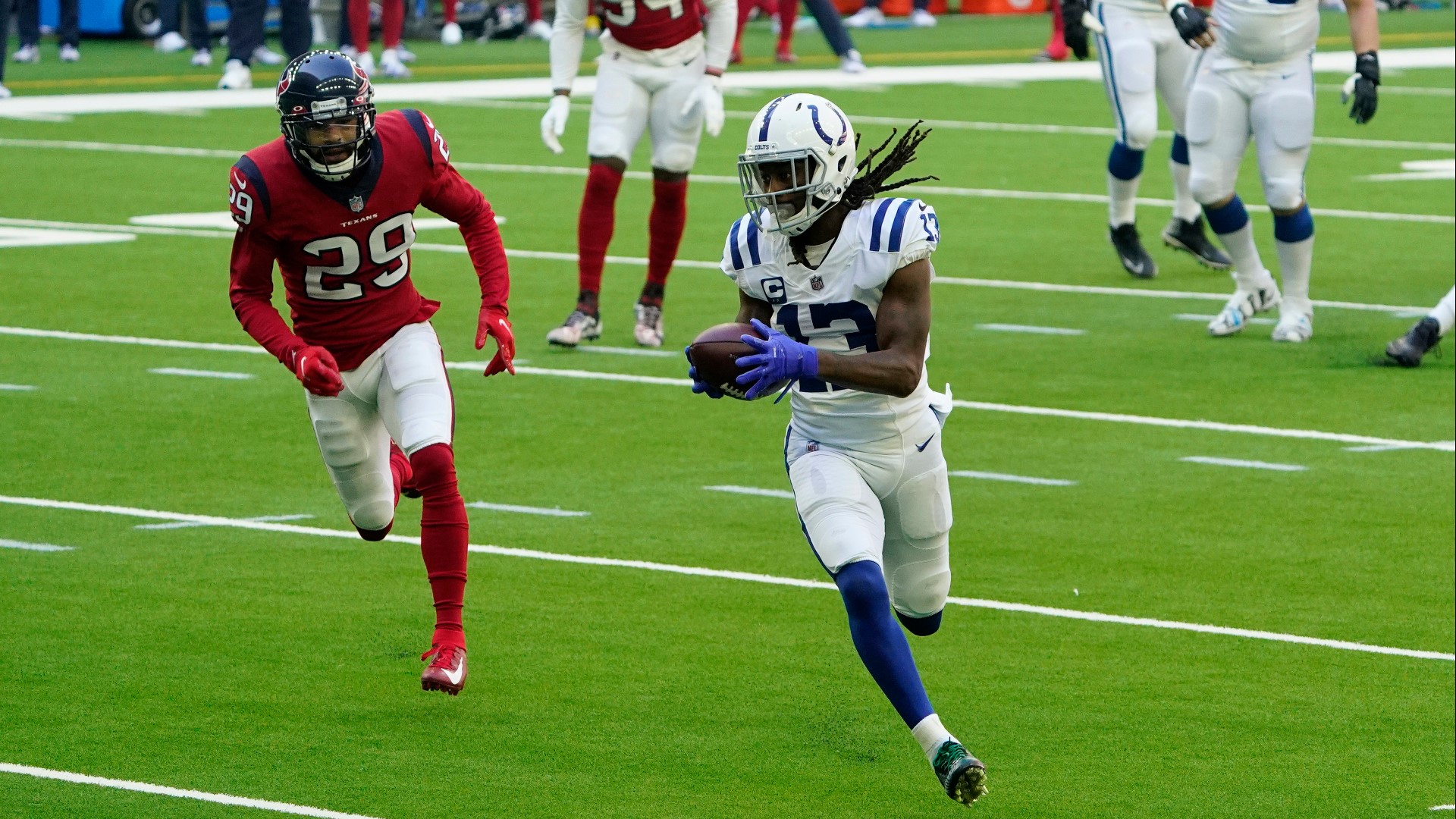 Colts coach Frank Reich was adamant that the team was doing everything it could to help T.Y. Hilton heal.
