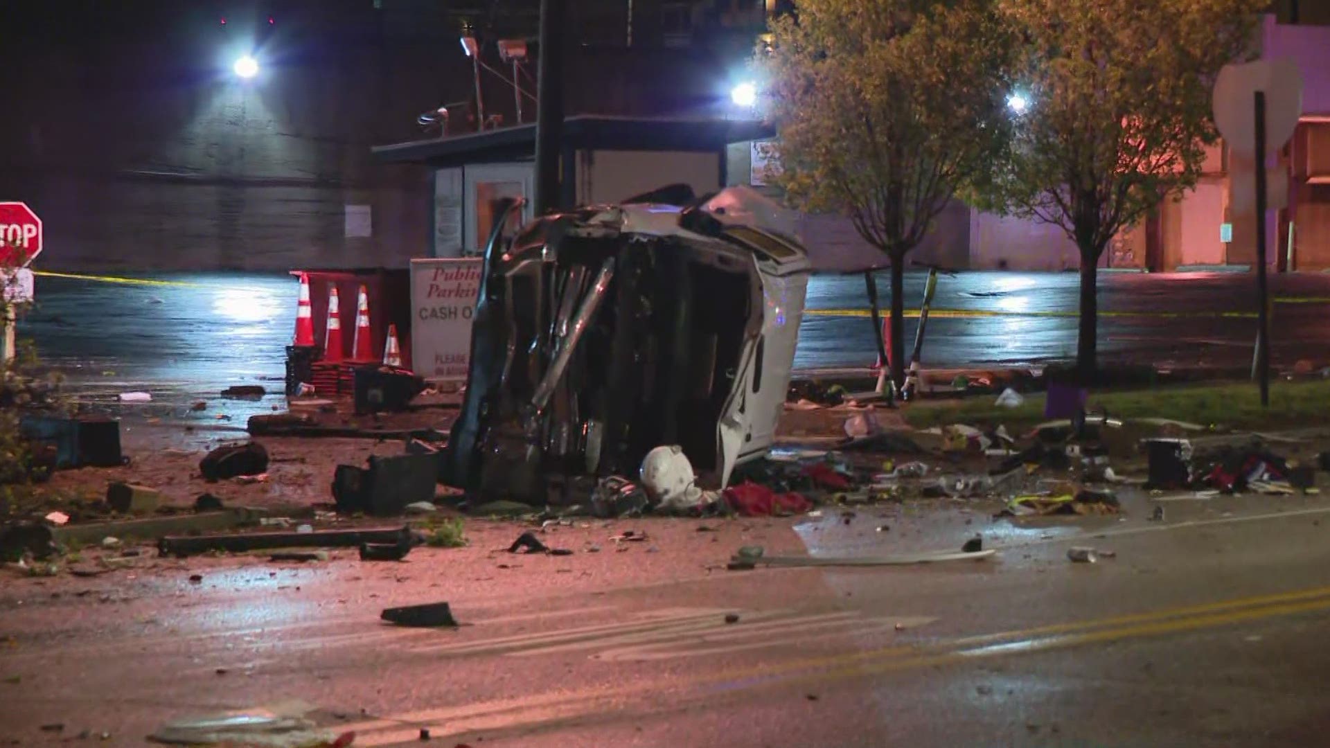 IMPD is investigating a serious crash on South Street between Pennsylvania and Meridian.