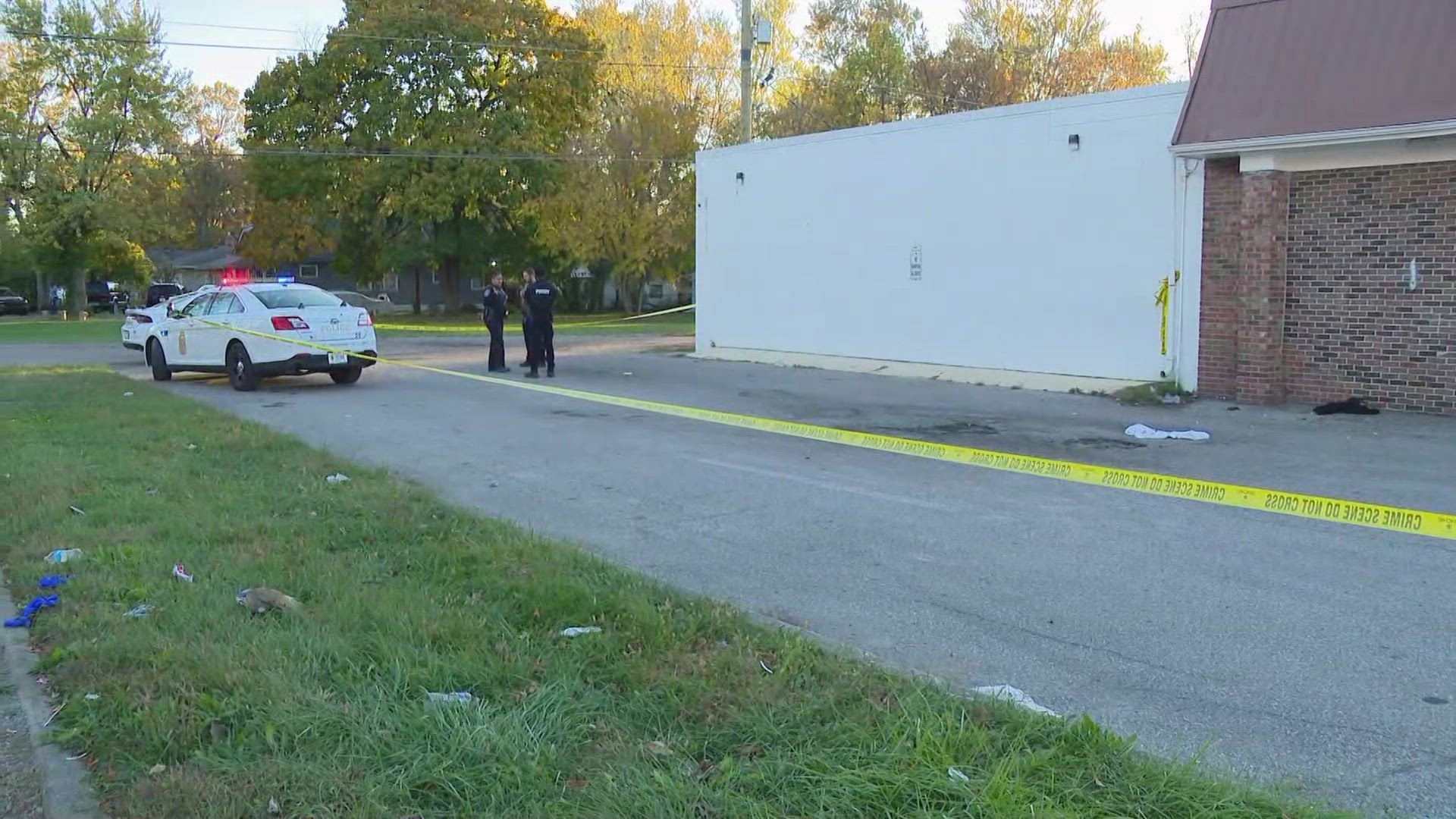 13News reporter Marina Silva reports from the 5400 block of East 38th Street after a double shooting critically injured two men Saturday afternoon.