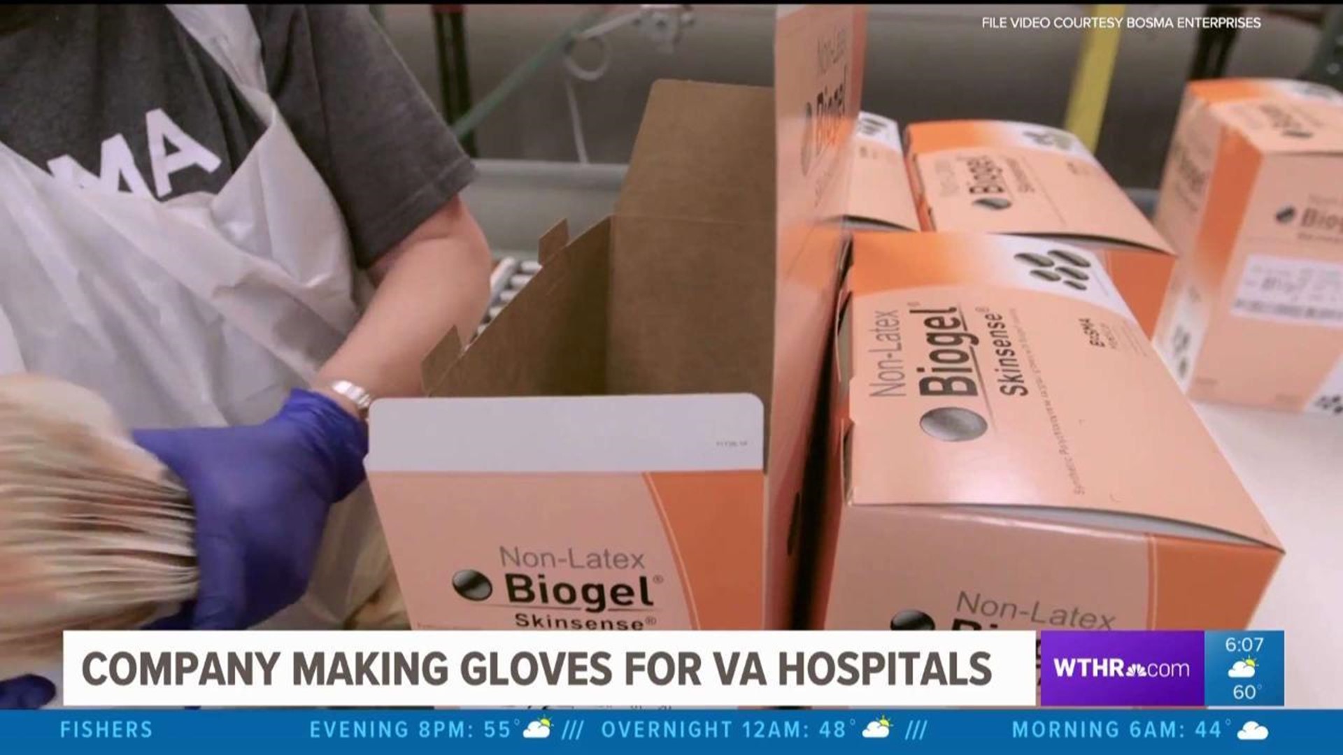 Local company makes gloves for VA hospitals
