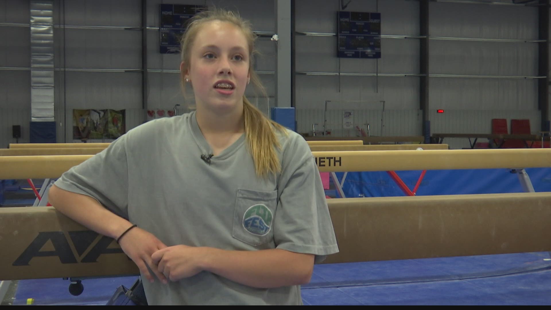 Local gymnasts hopes Simone Biles can participate in the individual competition.