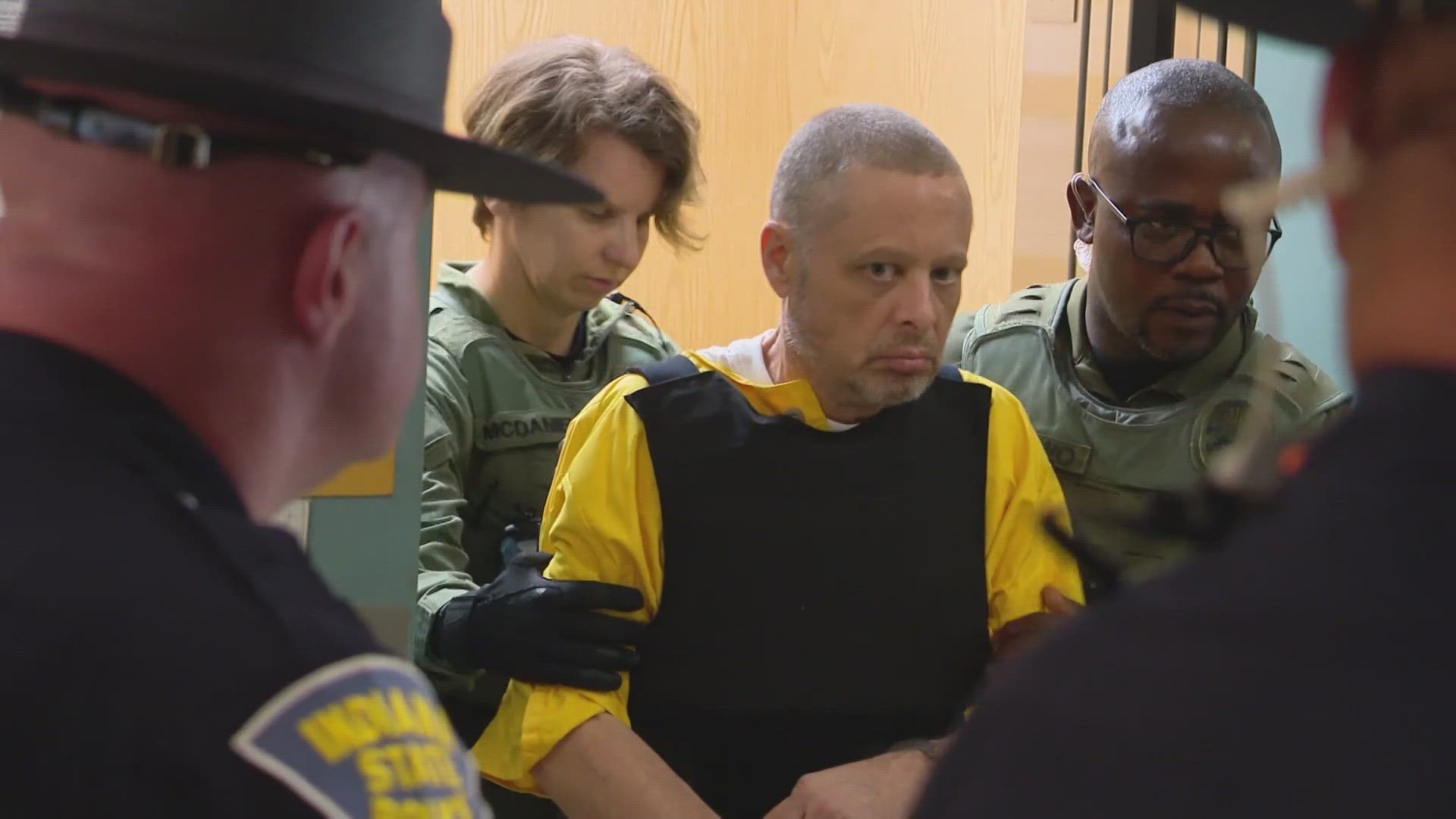 Richard Allen is accused of killing Abigail Williams, 13, and Liberty German, 14, in February 2017.