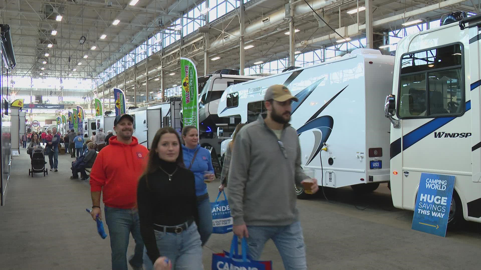 RV Expo held at Indiana State Fairgrounds